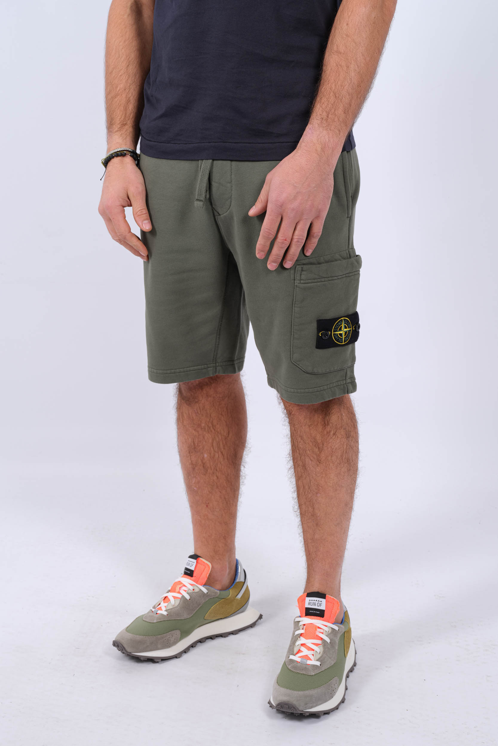 SHORT STONE ISLAND KAKI 801564651-V0059