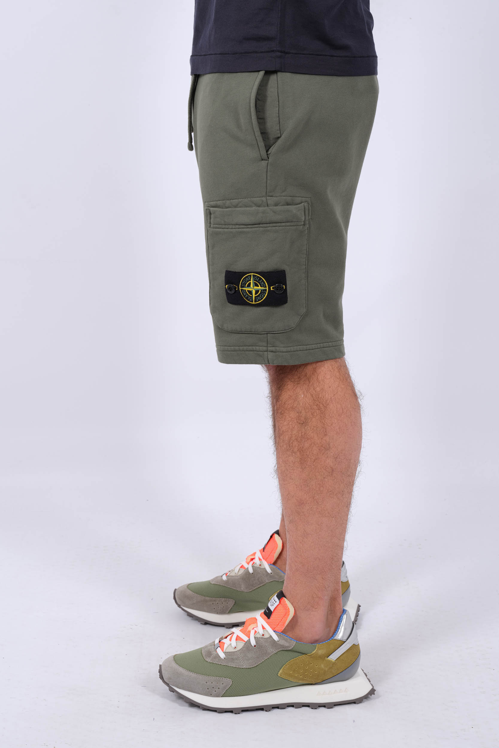 SHORT STONE ISLAND KAKI 801564651-V0059
