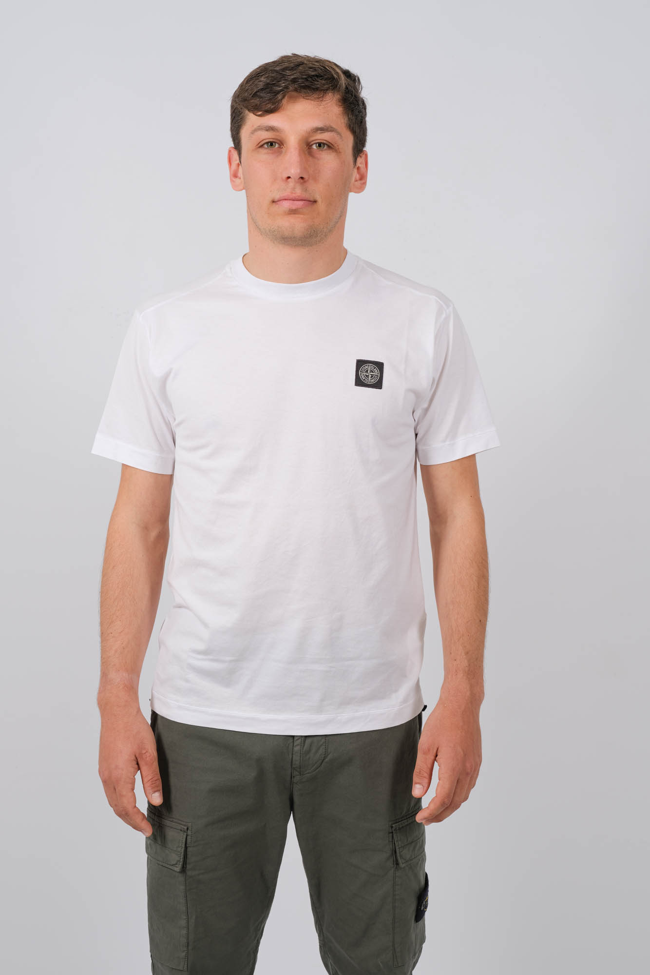 TEE-SHIRT STONE ISLAND BLANC 801524113-A0001