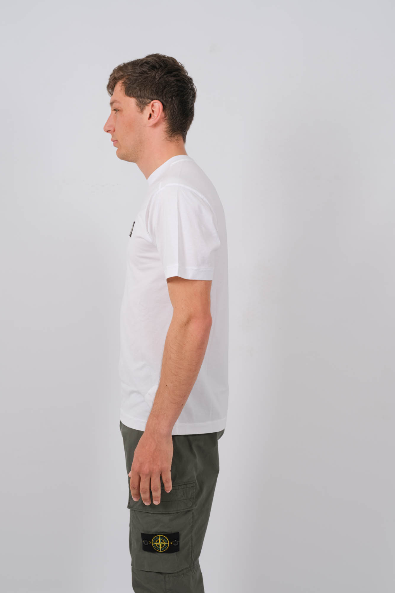 TEE-SHIRT STONE ISLAND BLANC 801524113-A0001