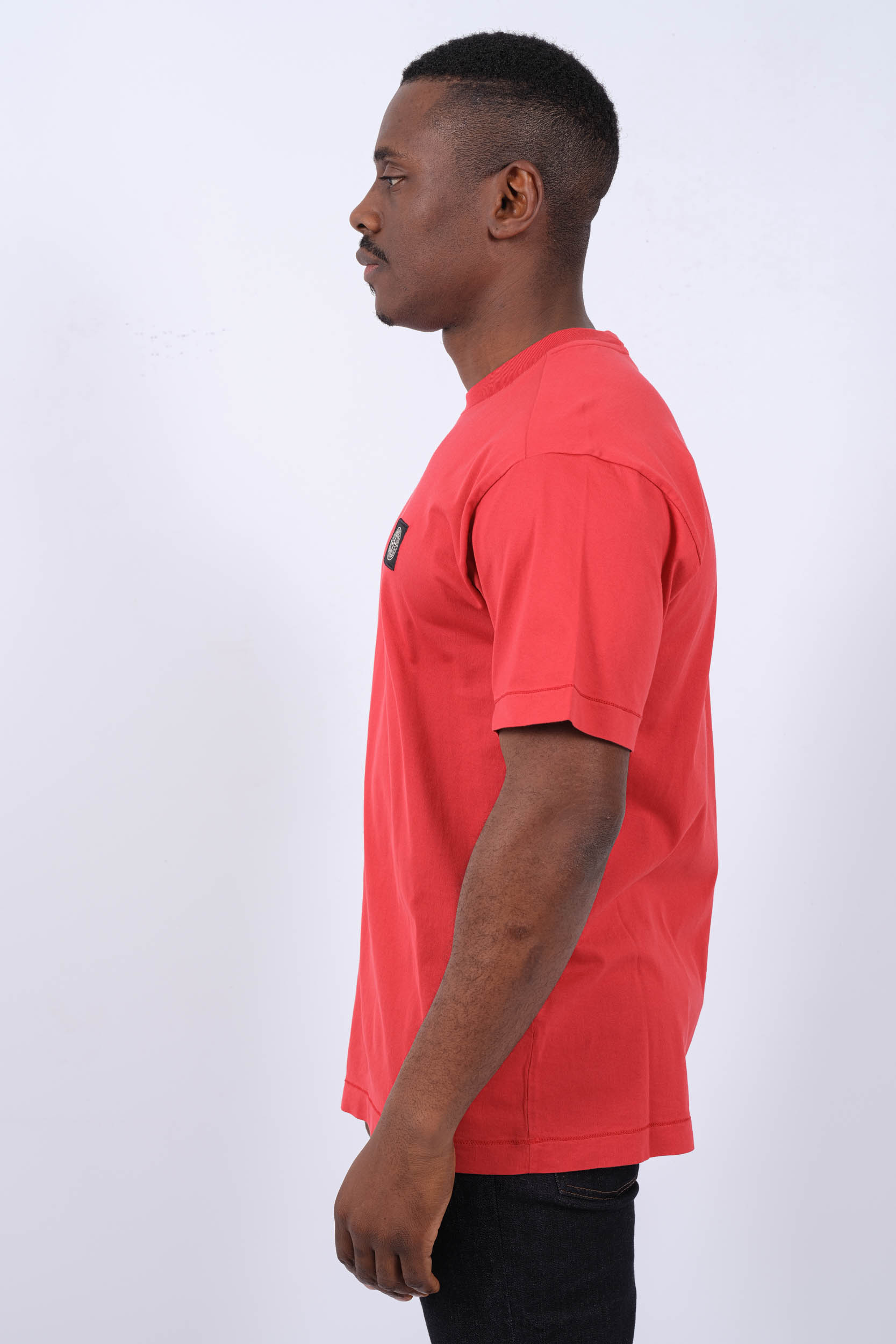 TEE-SHIRT STONE ISLAND ROUGE 801524113-V0010