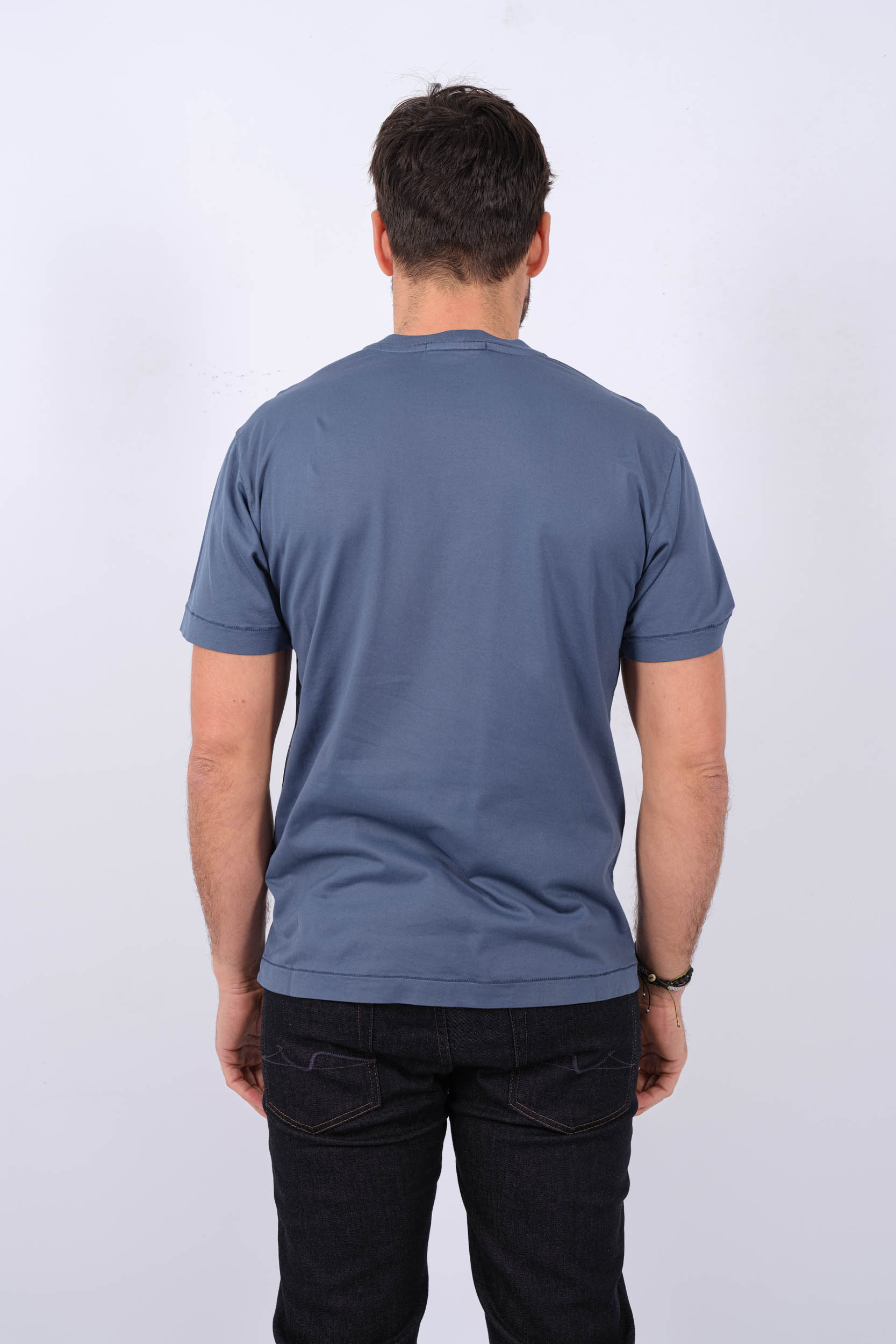 TEE-SHIRT STONE ISLAND BLEU 801524113-V0024