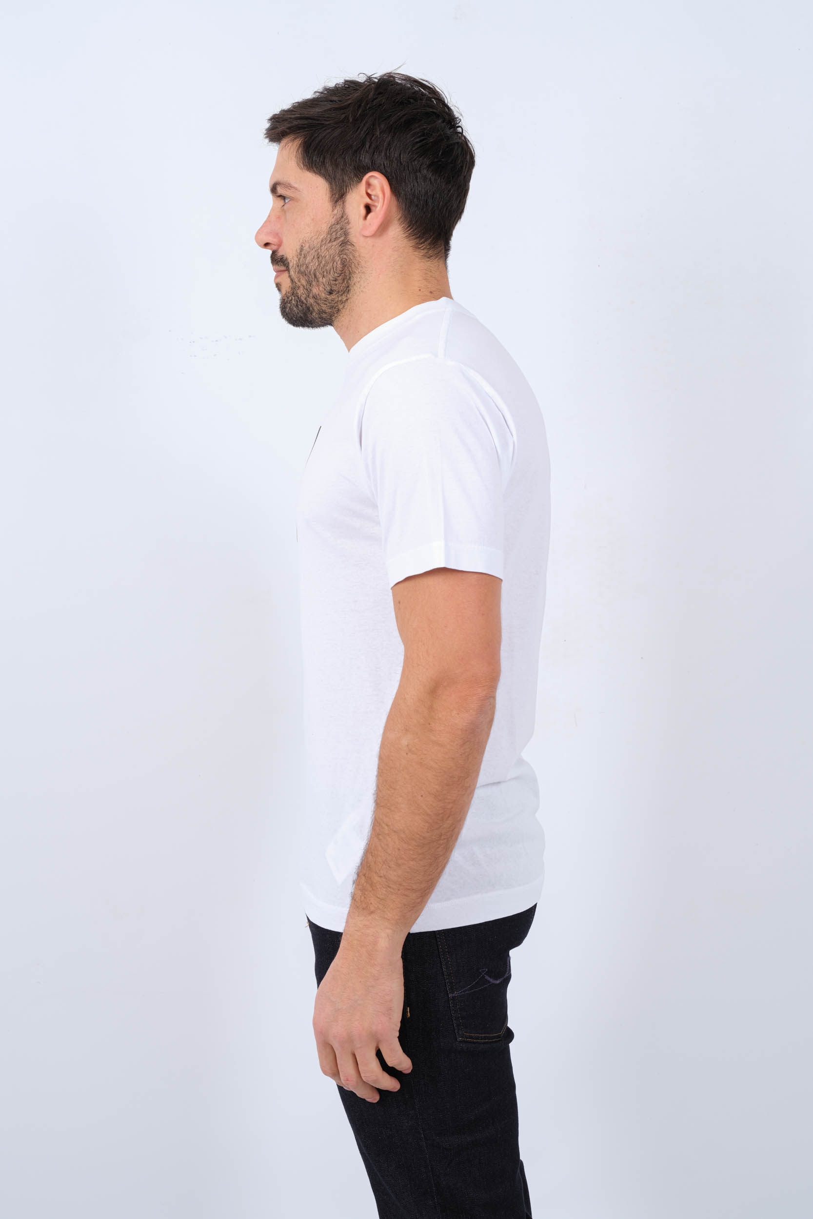 TEE-SHIRT STONE ISLAND BLANC 80152NS83-V0001