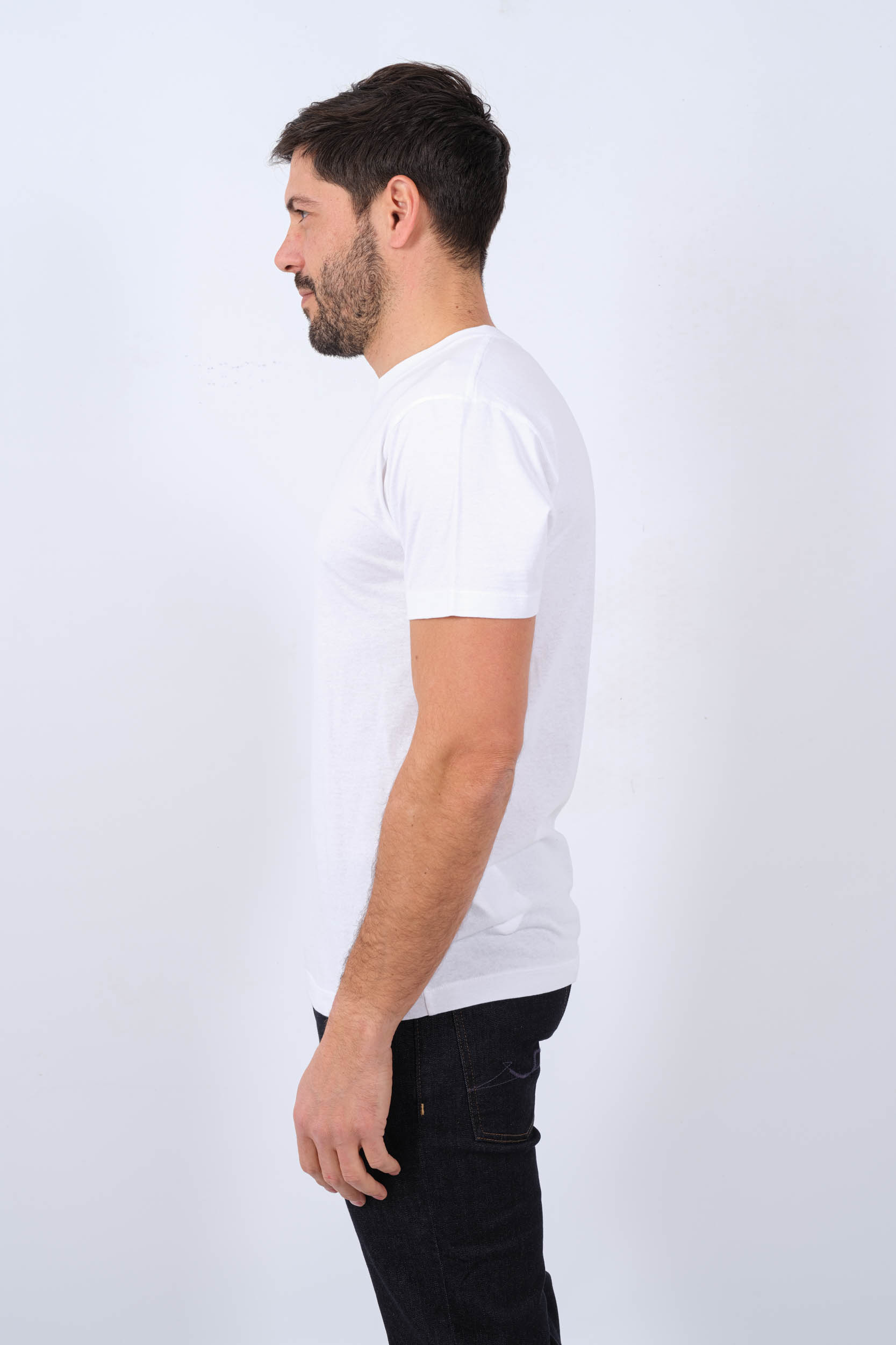 TEE-SHIRT STONE ISLAND BLANC 80152NS91-V0001