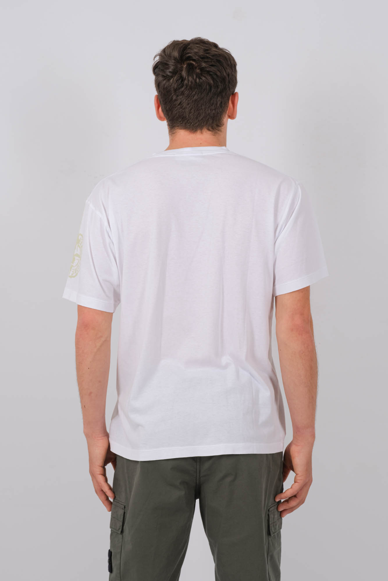 TEE-SHIRT STONE ISLAND BLANC 80152RC85-V0001