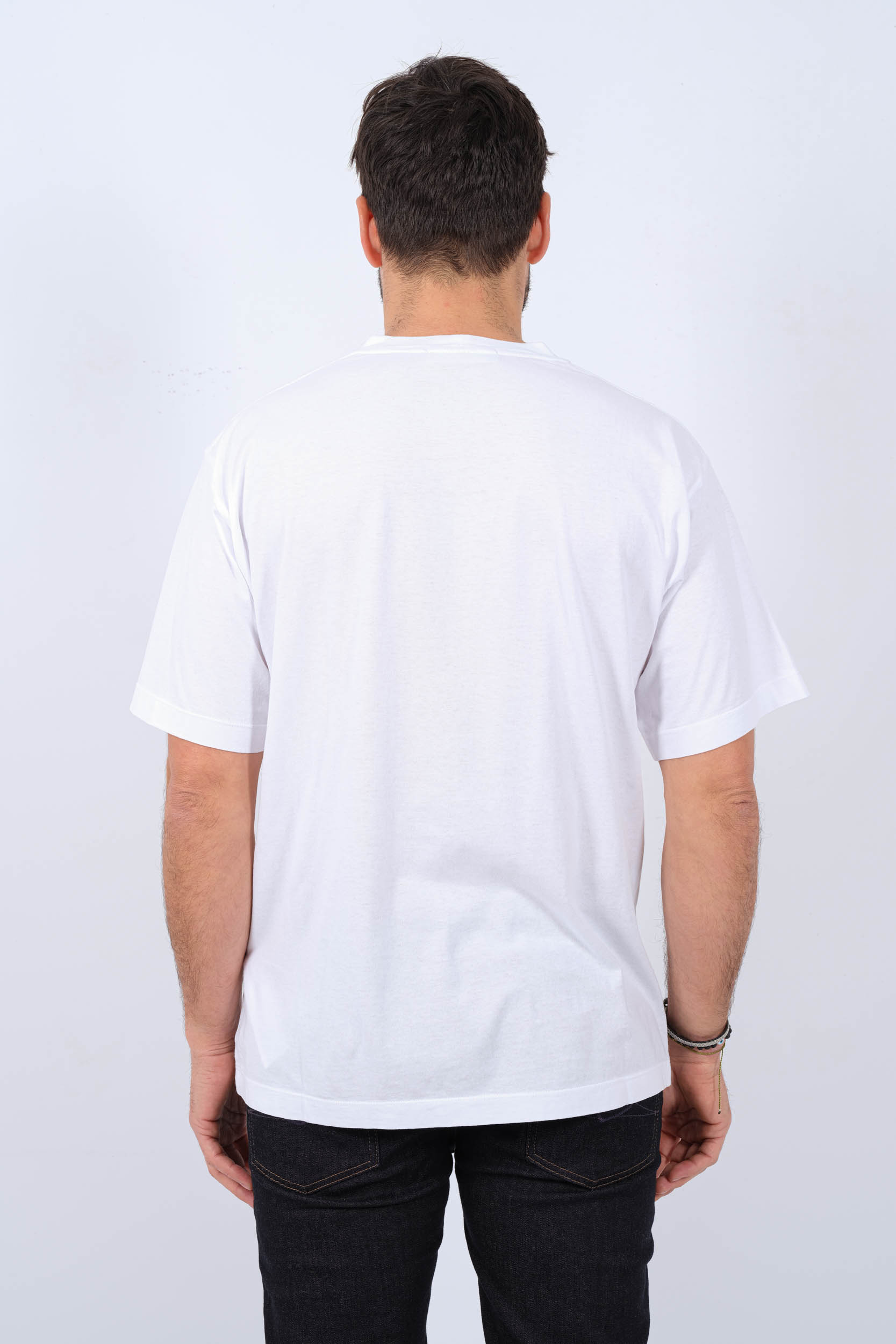 TEE-SHIRT STONE ISLAND BLANC 80152RC87-V0001