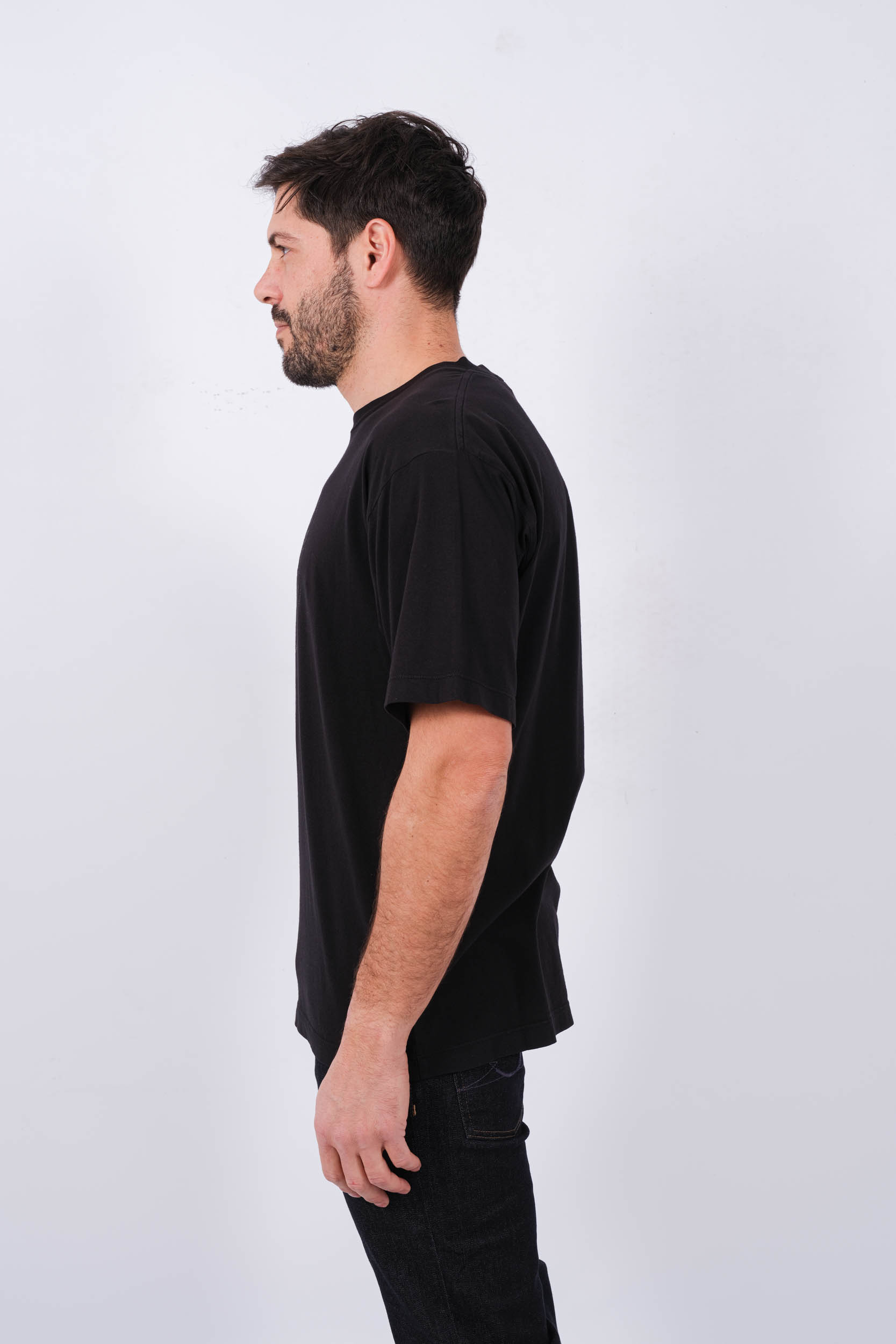 TEE-SHIRT STONE ISLAND NOIR 80152RC87-V0029