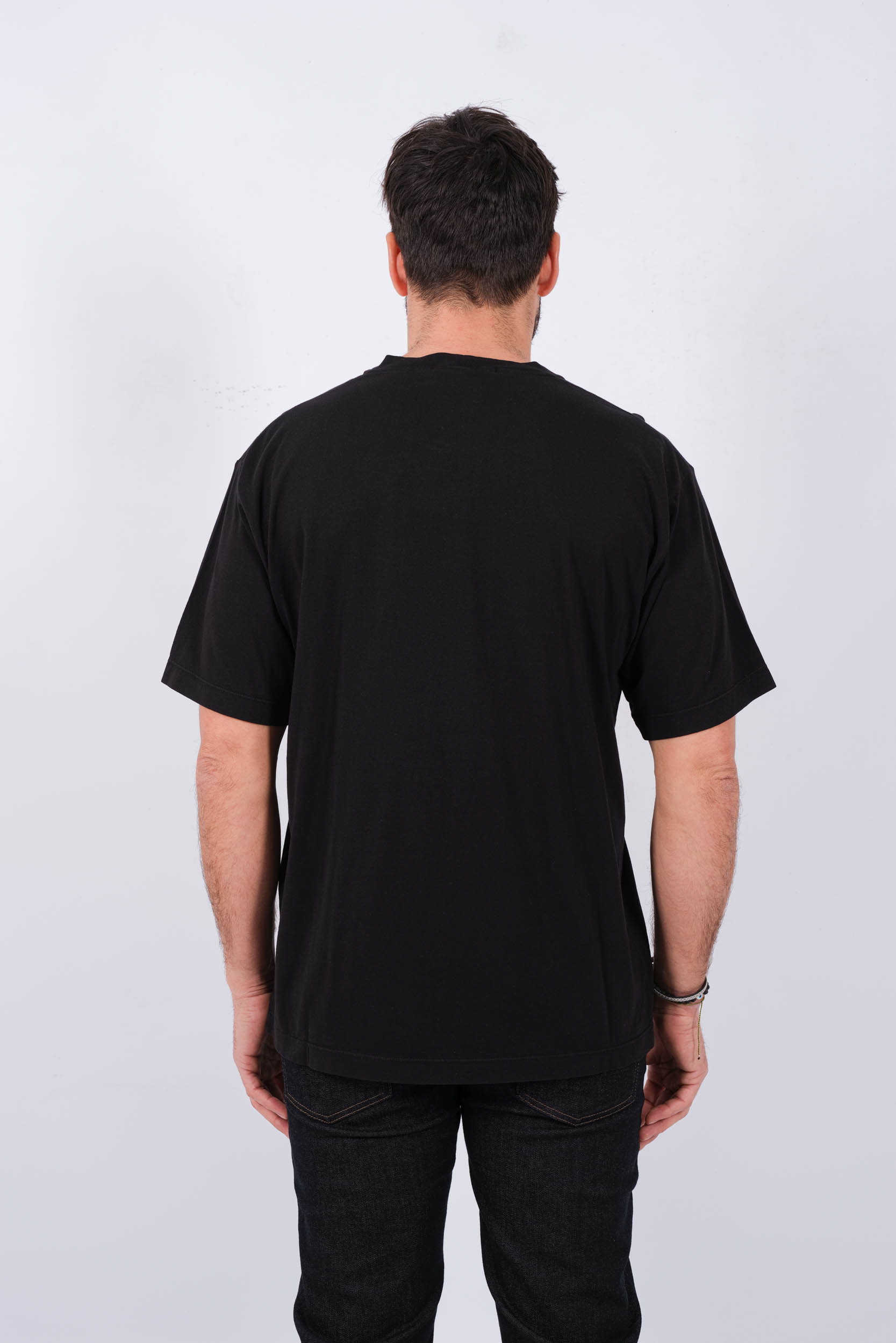 TEE-SHIRT STONE ISLAND NOIR 80152RC87-V0029