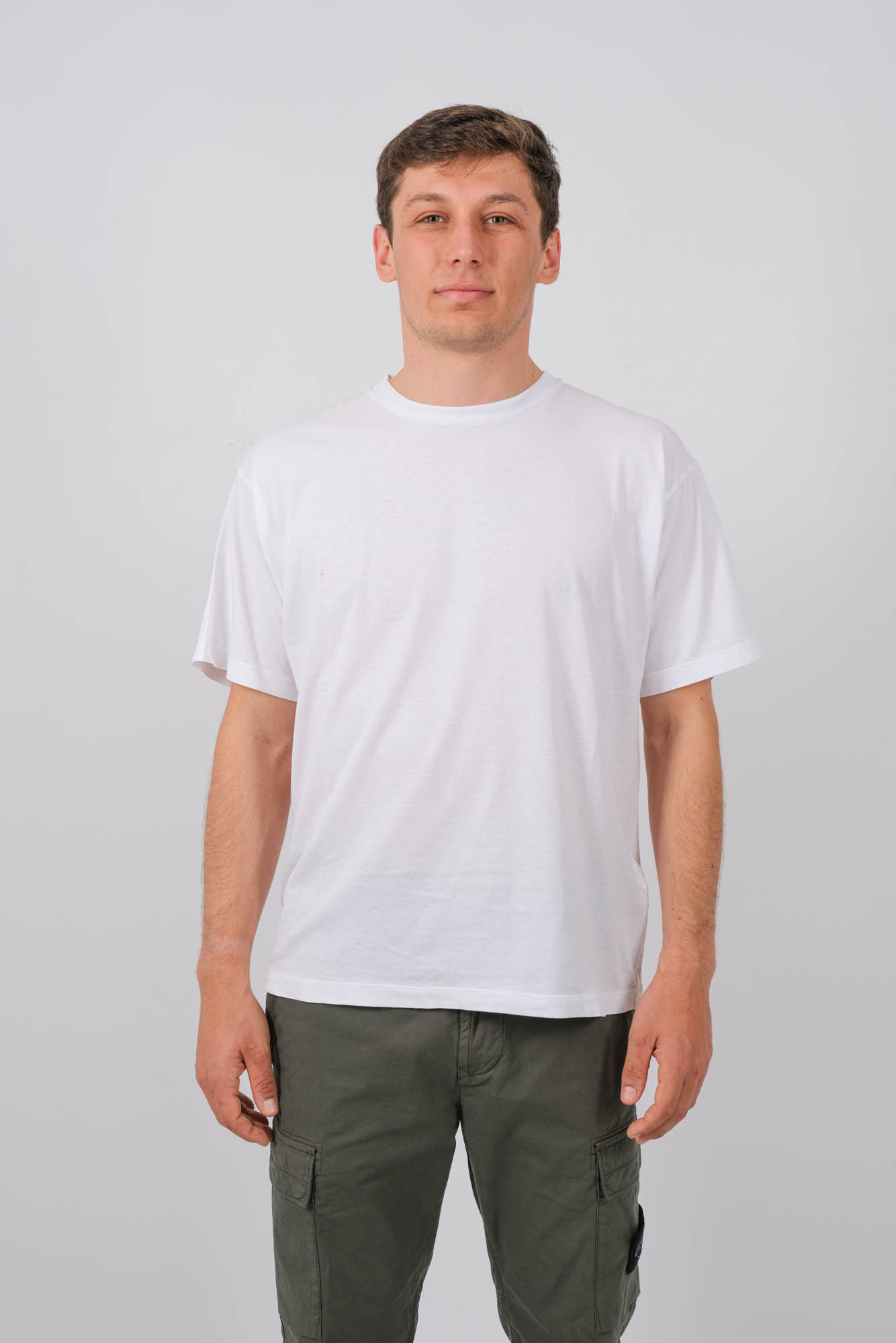 TEE-SHIRT STONE ISLAND BLANC 80152RC86-V0001