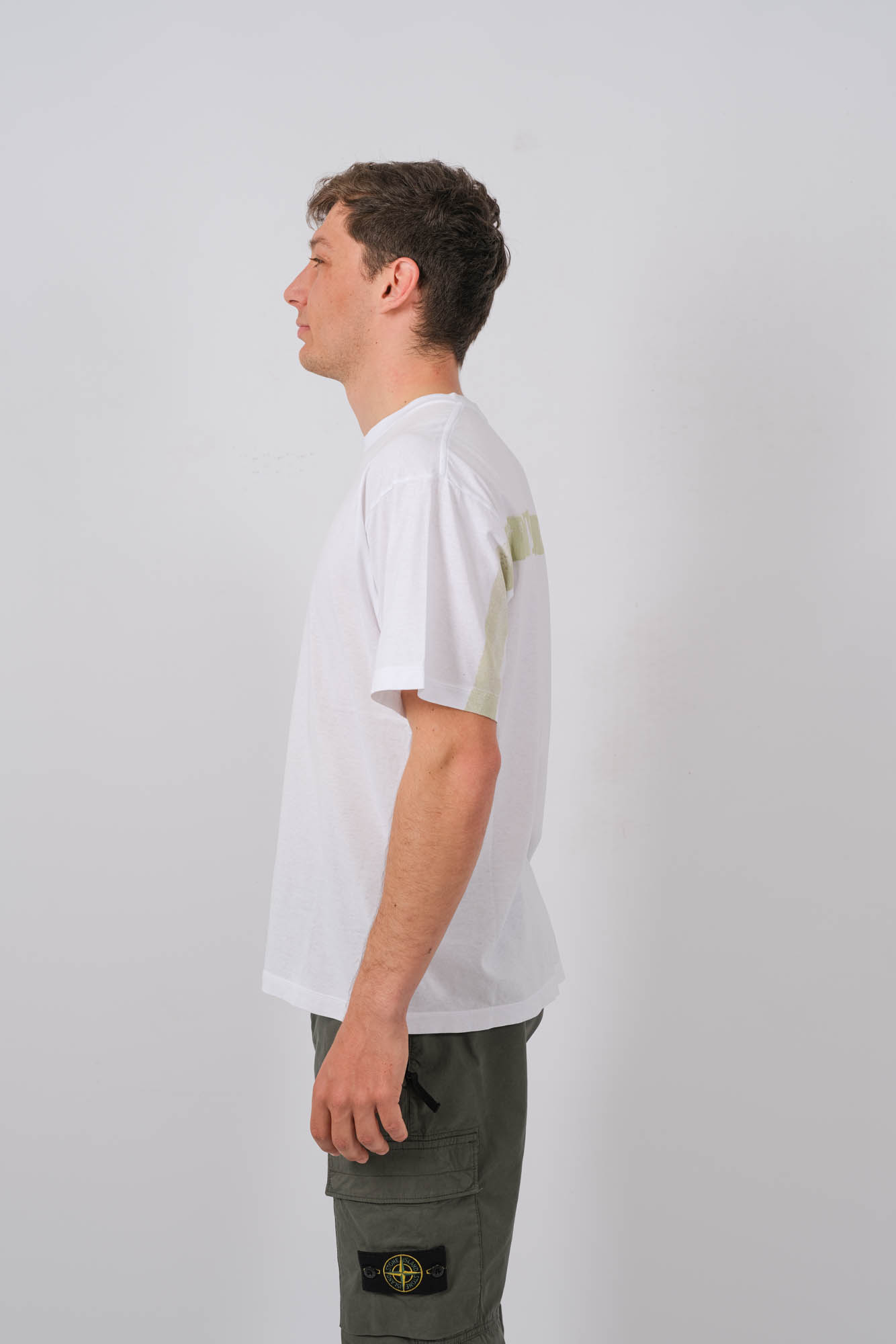 TEE-SHIRT STONE ISLAND BLANC 80152RC86-V0001