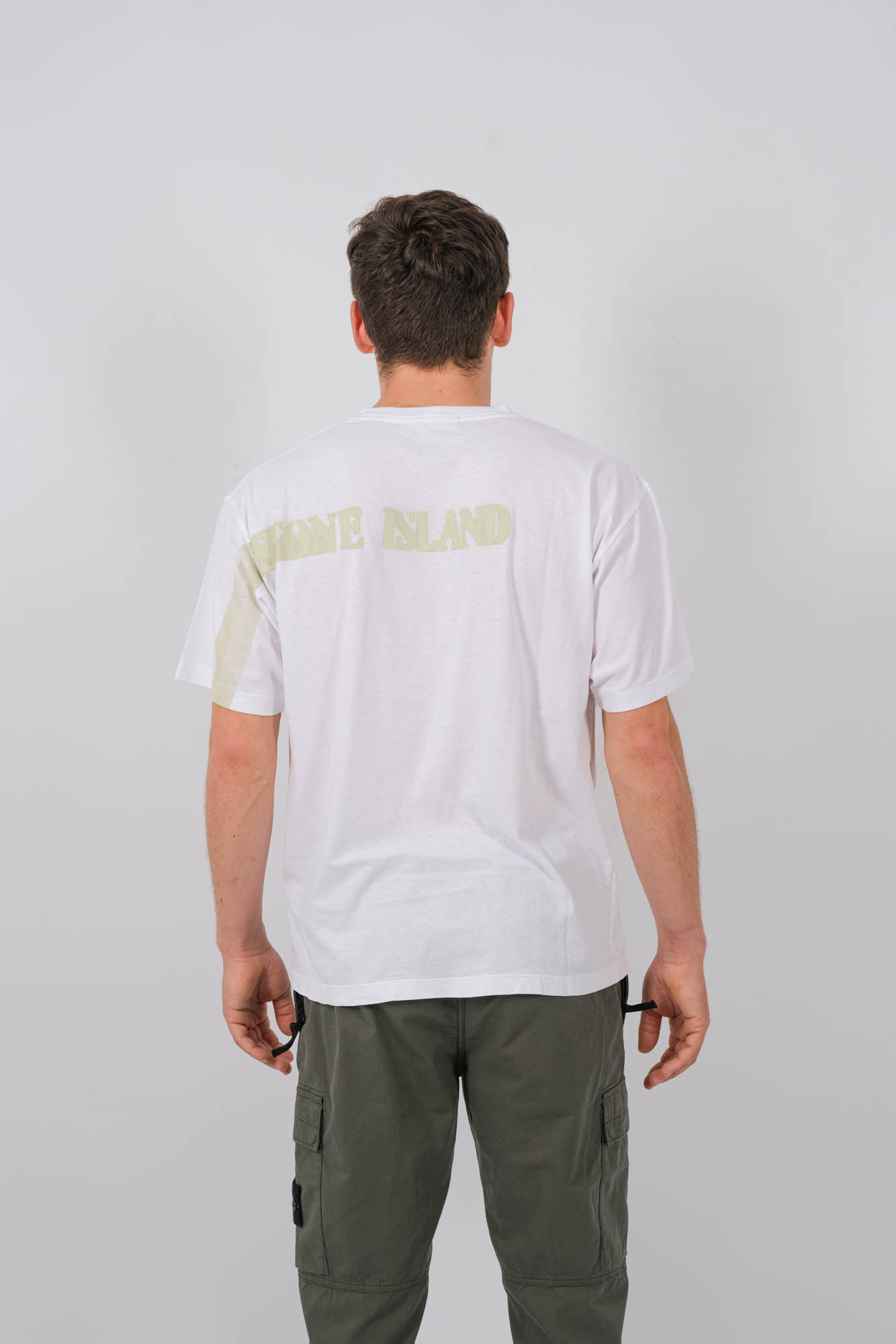 TEE-SHIRT STONE ISLAND BLANC 80152RC86-V0001