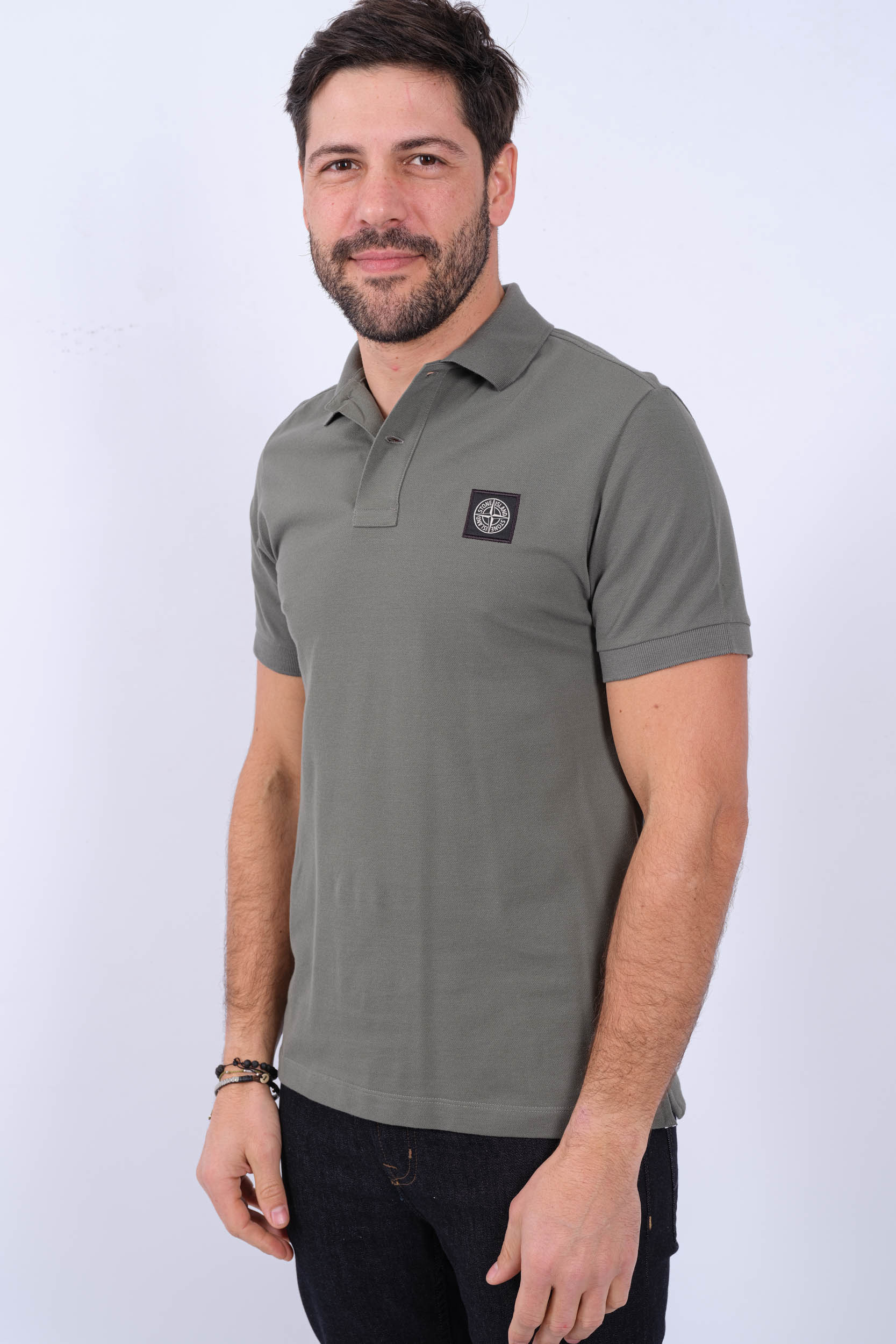 POLO STONE ISLAND KAKI CLAIR 80152SC17-V0059