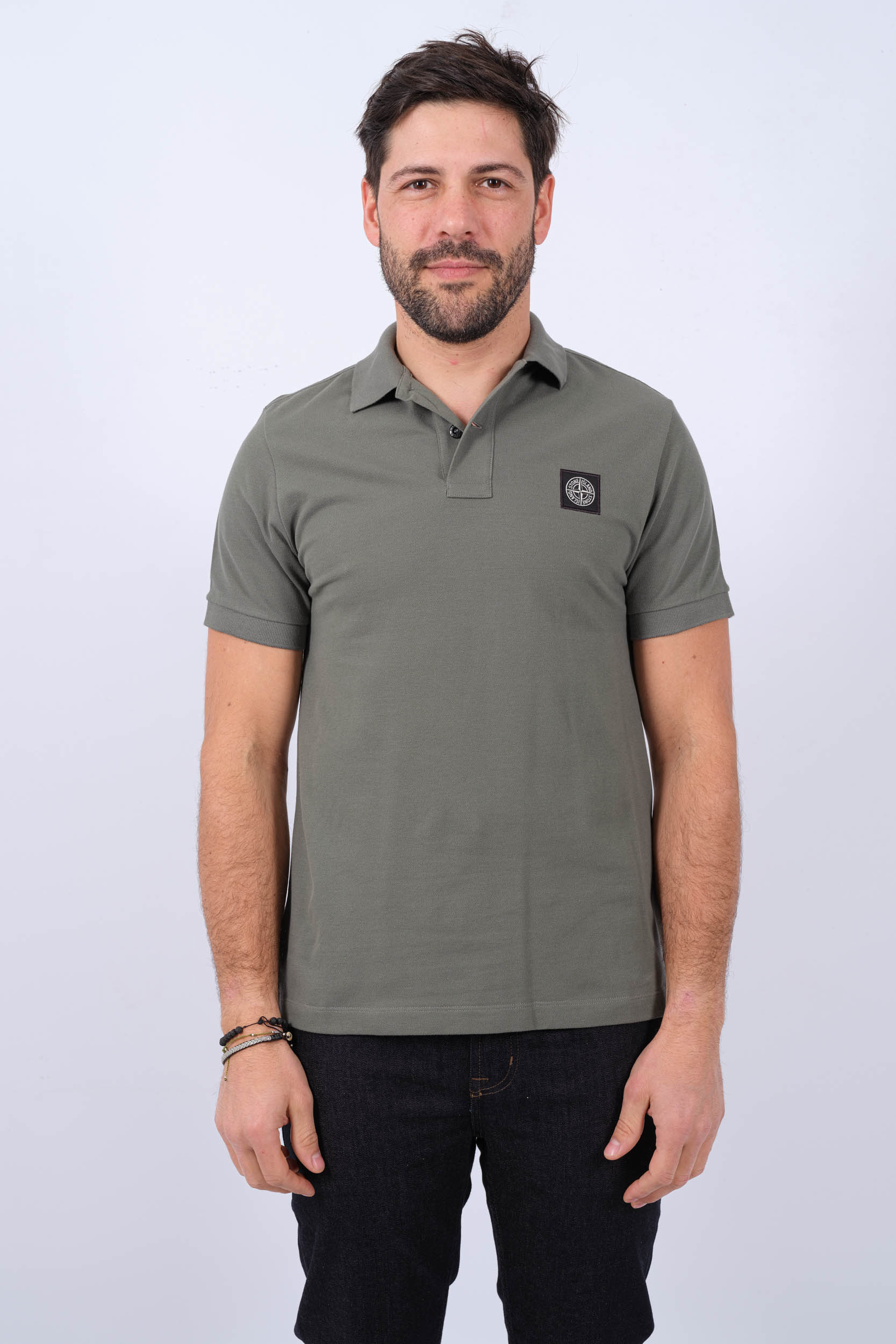 POLO STONE ISLAND KAKI CLAIR 80152SC17-V0059