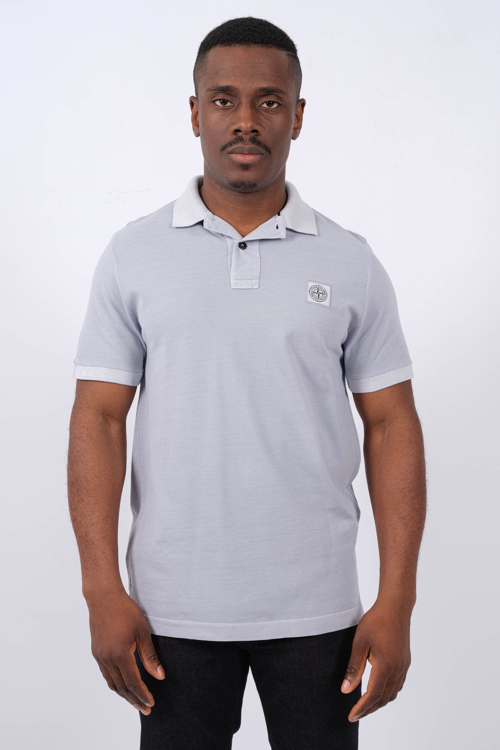 POLO STONE ISLAND BLEU CIEL 80152SC67-V0041