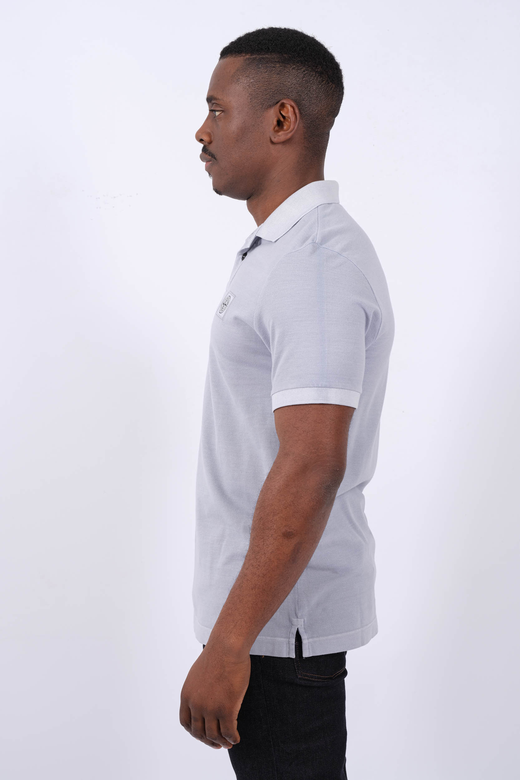 POLO STONE ISLAND BLEU CIEL 80152SC67-V0041