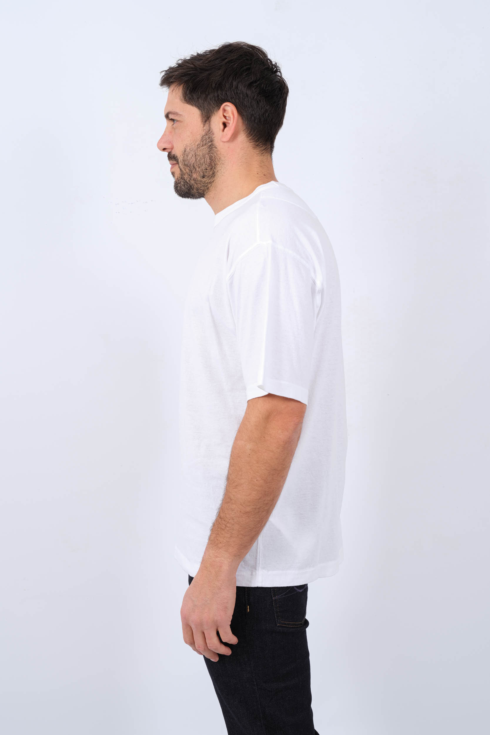 TEE-SHIRT STONE ISLAND BLANC 801520457-V0001