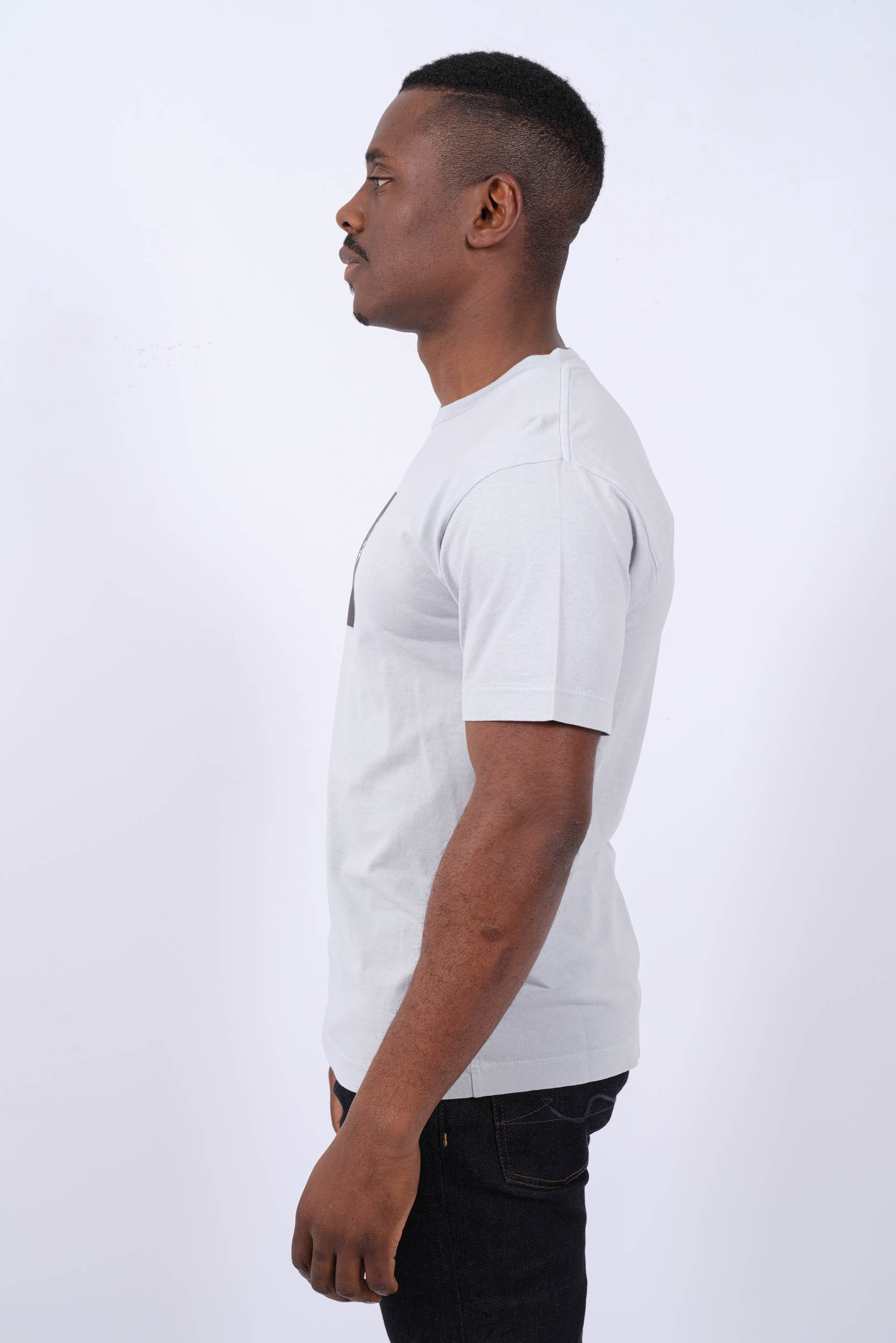 TEE-SHIRT STONE ISLAND BLEU CIEL 80152NS83-V0041