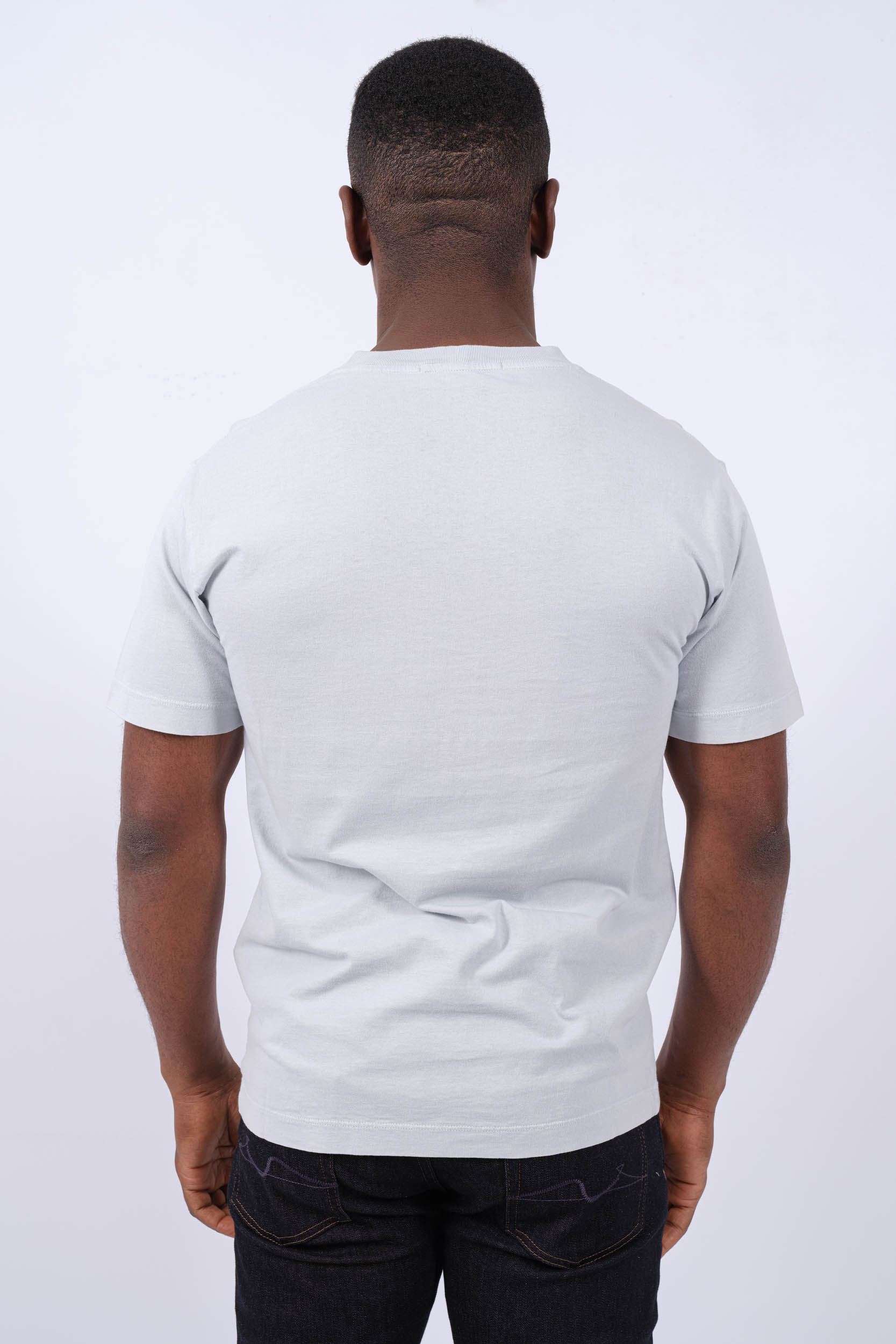 TEE-SHIRT STONE ISLAND BLEU CIEL 80152NS83-V0041