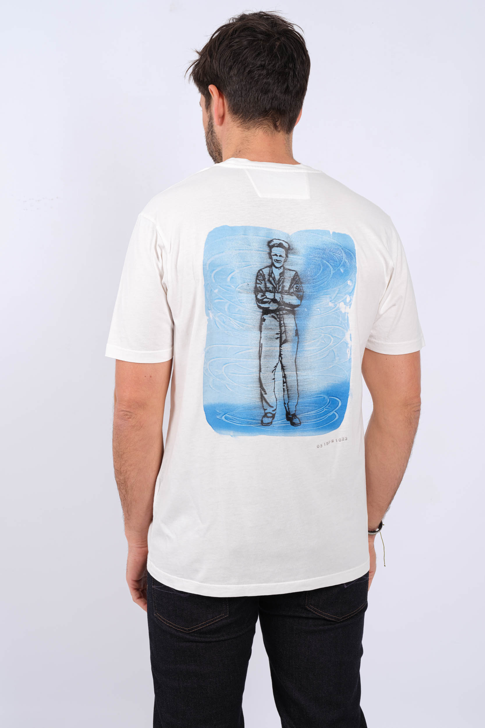 TEE-SHIRT CP COMPANY BLANC S286A-103