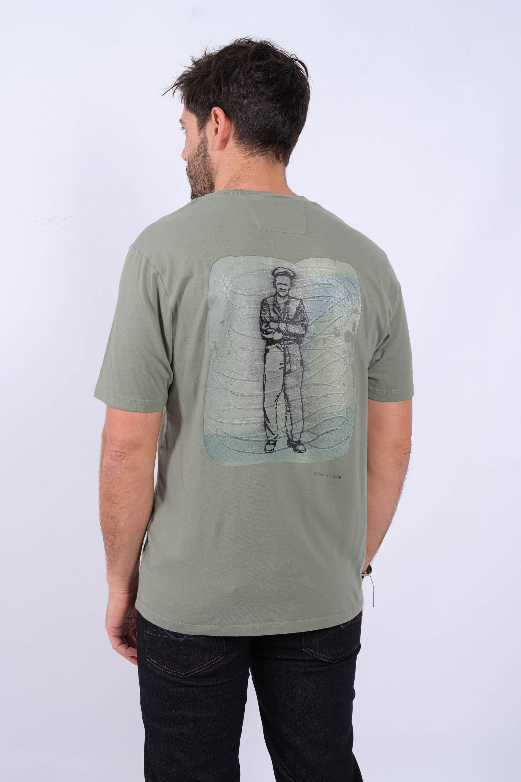 TEE-SHIRT CP COMPANY KAKI CLAIR S286A-627