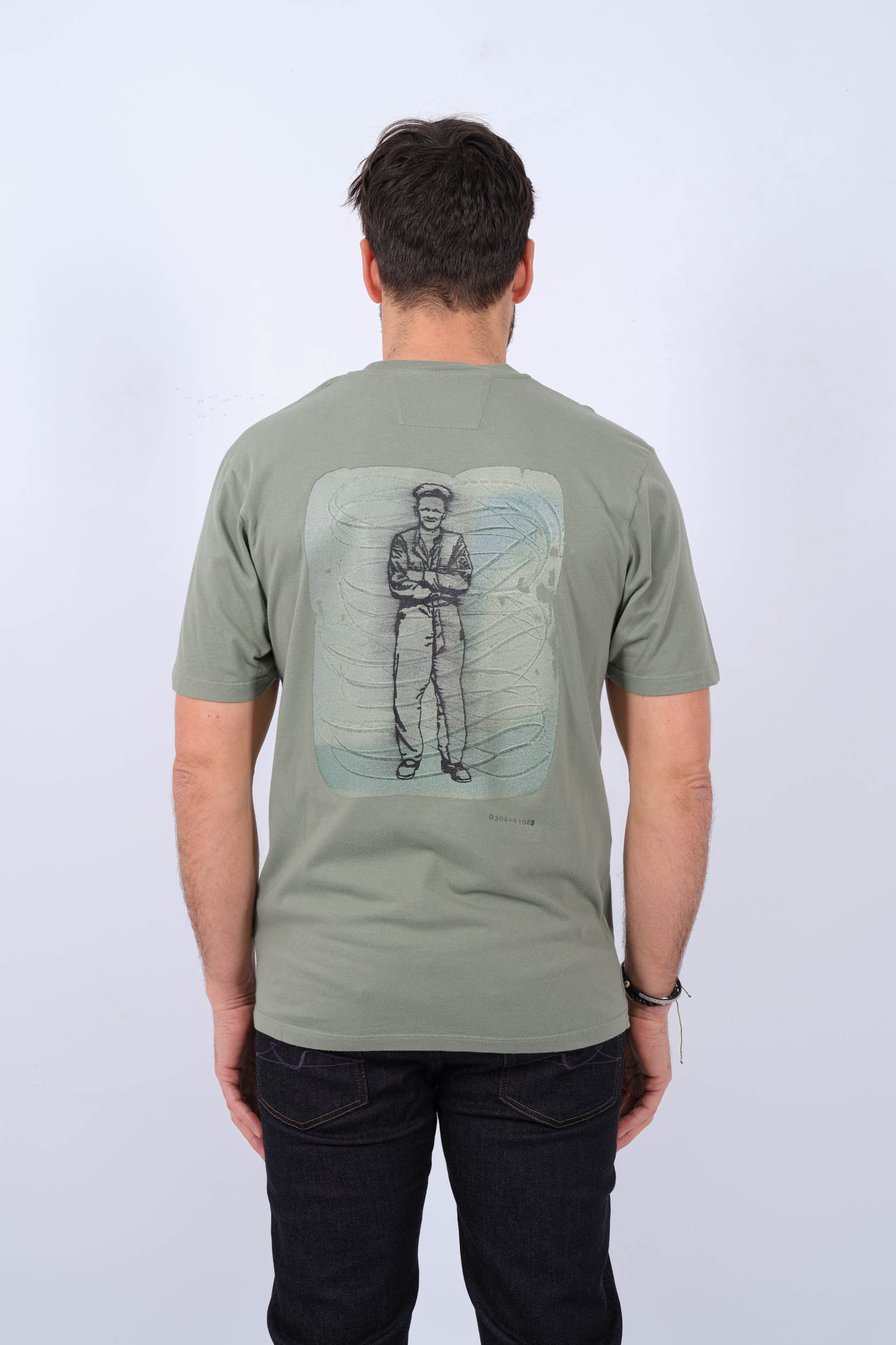 TEE-SHIRT CP COMPANY KAKI CLAIR S286A-627