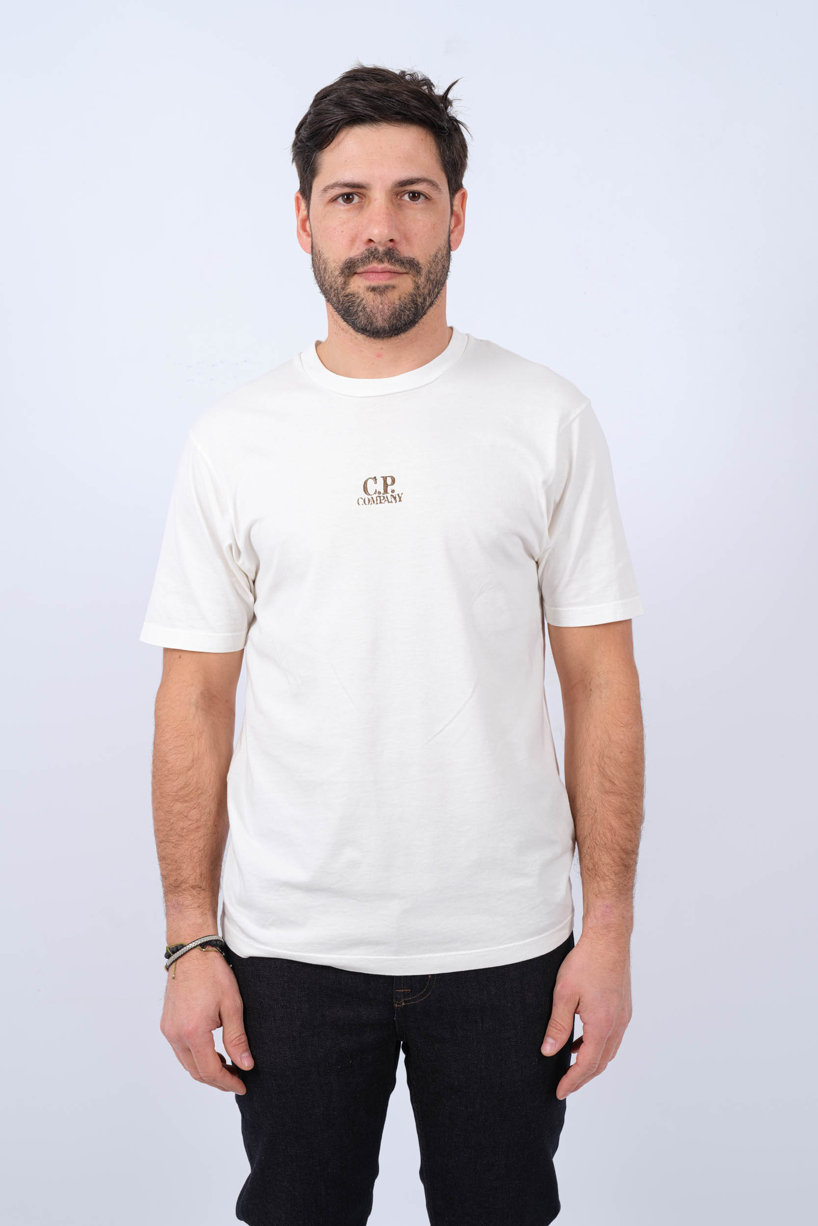 TEE-SHIRT CP COMPANY BLANC S288A-103