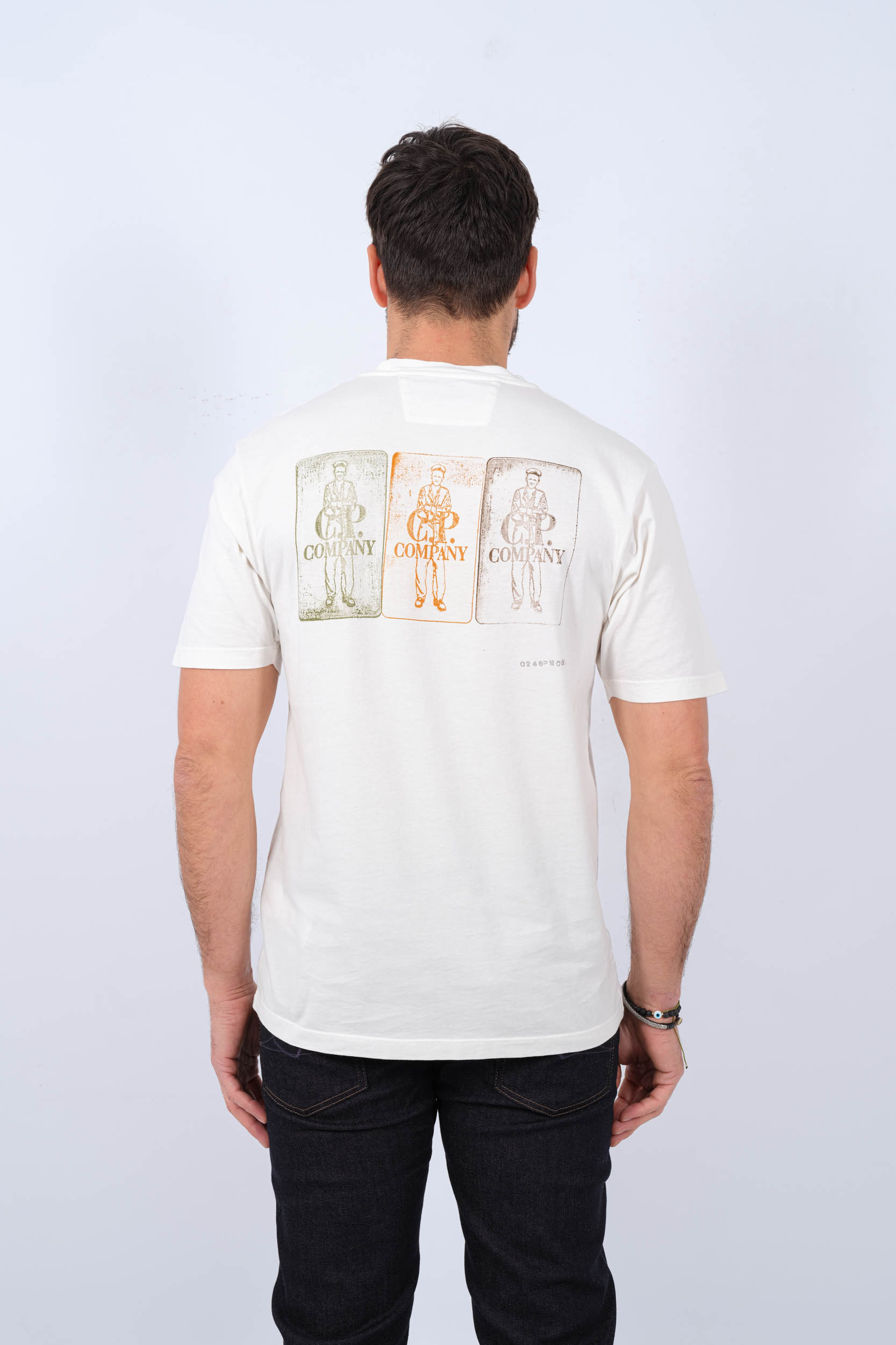 TEE-SHIRT CP COMPANY BLANC S288A-103