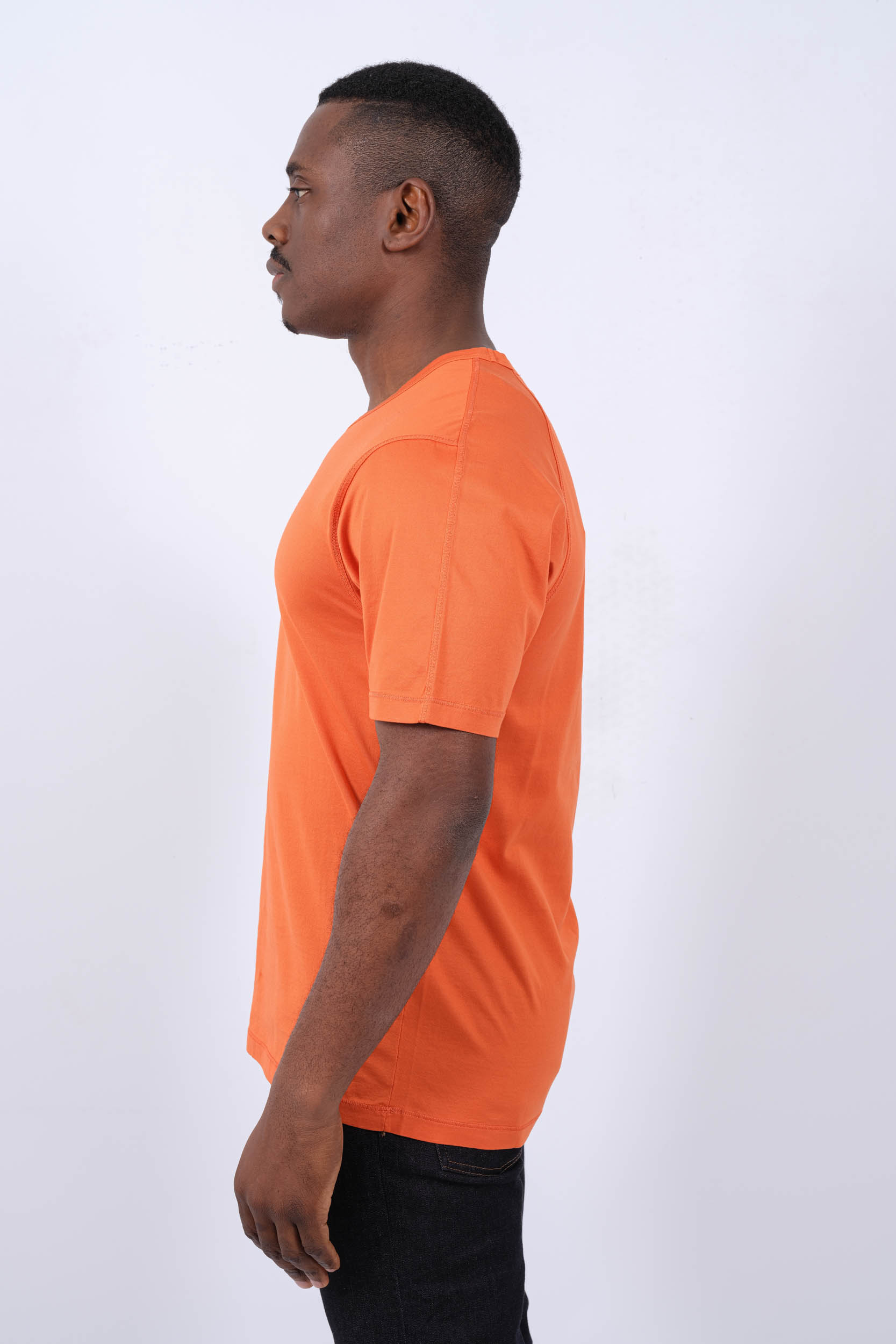TEE-SHIRT CP COMPANY ORANGE S088A-448