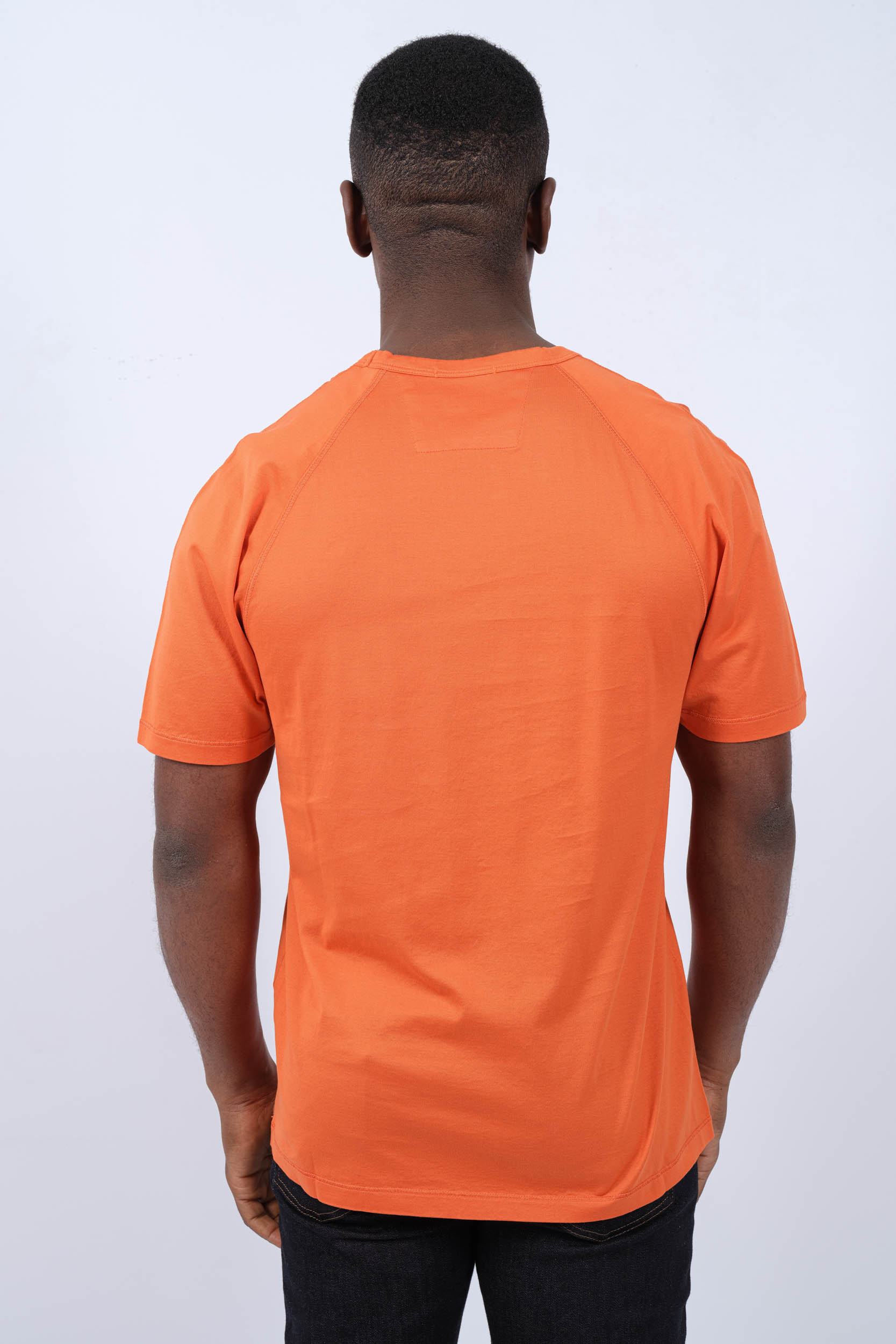 TEE-SHIRT CP COMPANY ORANGE S088A-448