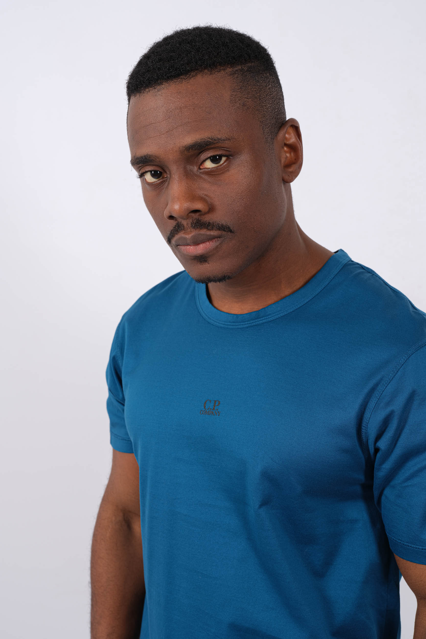 TEE-SHIRT CP COMPANY BLEU S088A-848