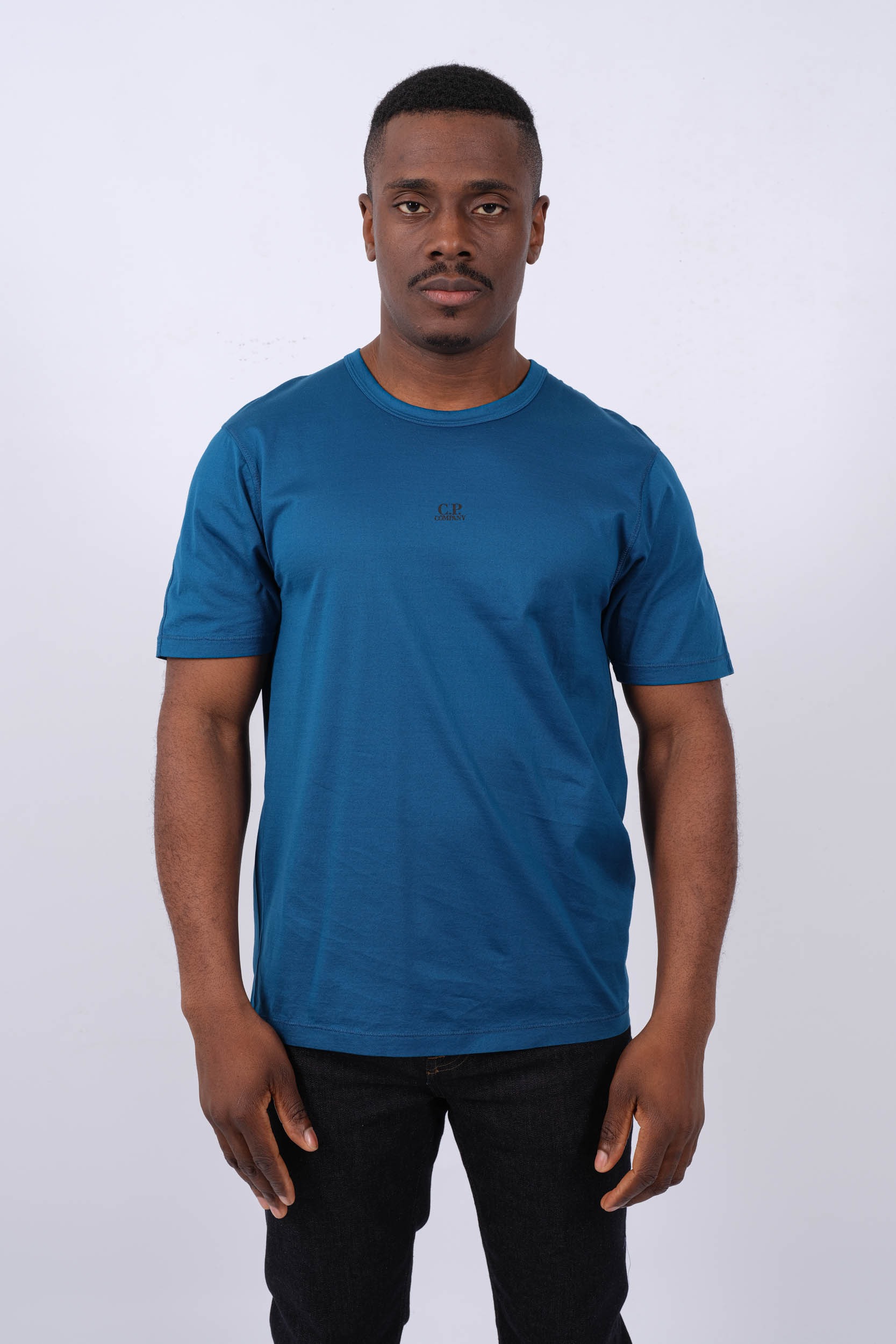 TEE-SHIRT CP COMPANY BLEU S088A-848