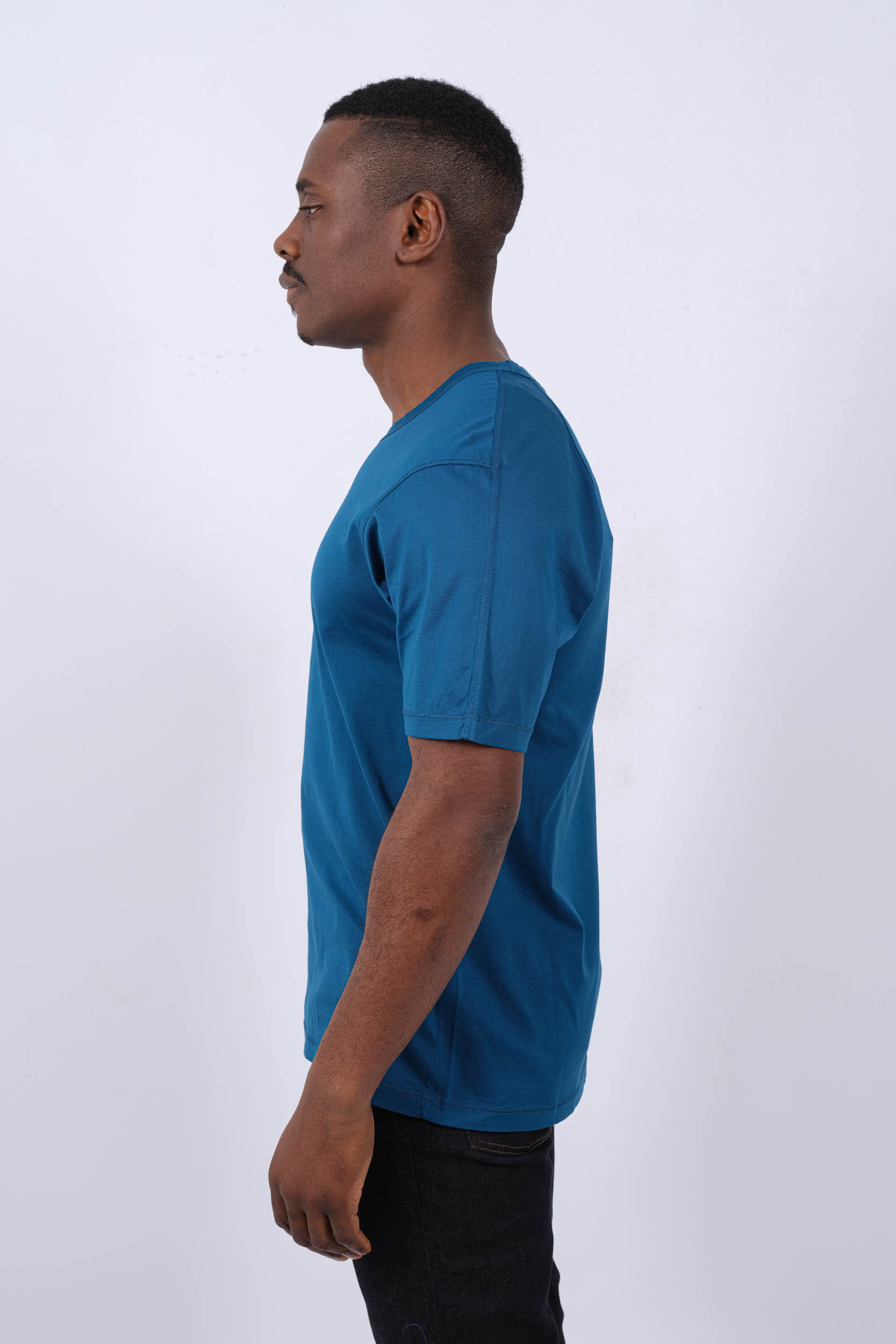 TEE-SHIRT CP COMPANY BLEU S088A-848