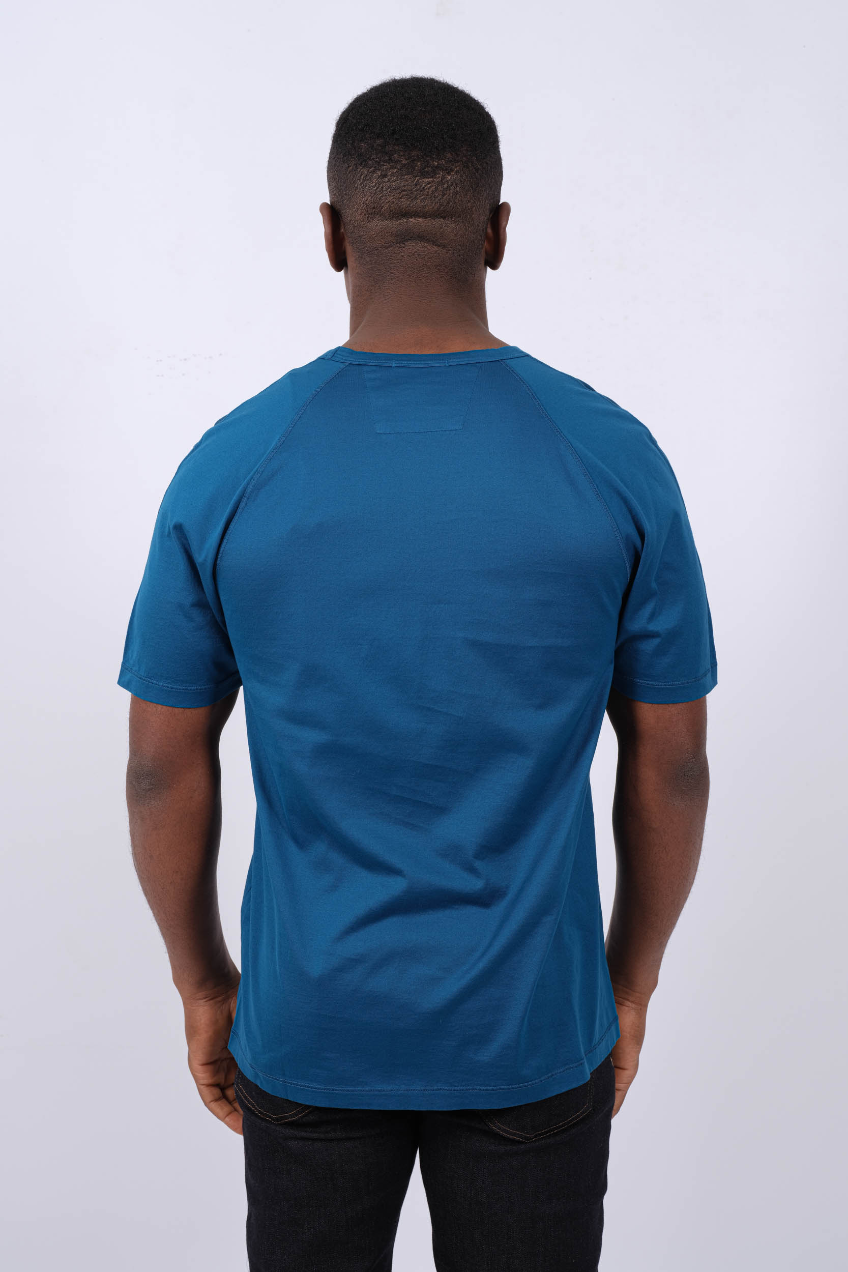 TEE-SHIRT CP COMPANY BLEU S088A-848