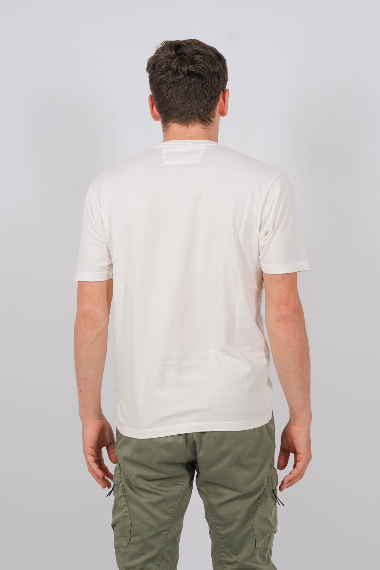 TEE-SHIRT C.P COMPANY BLANC S290A-103