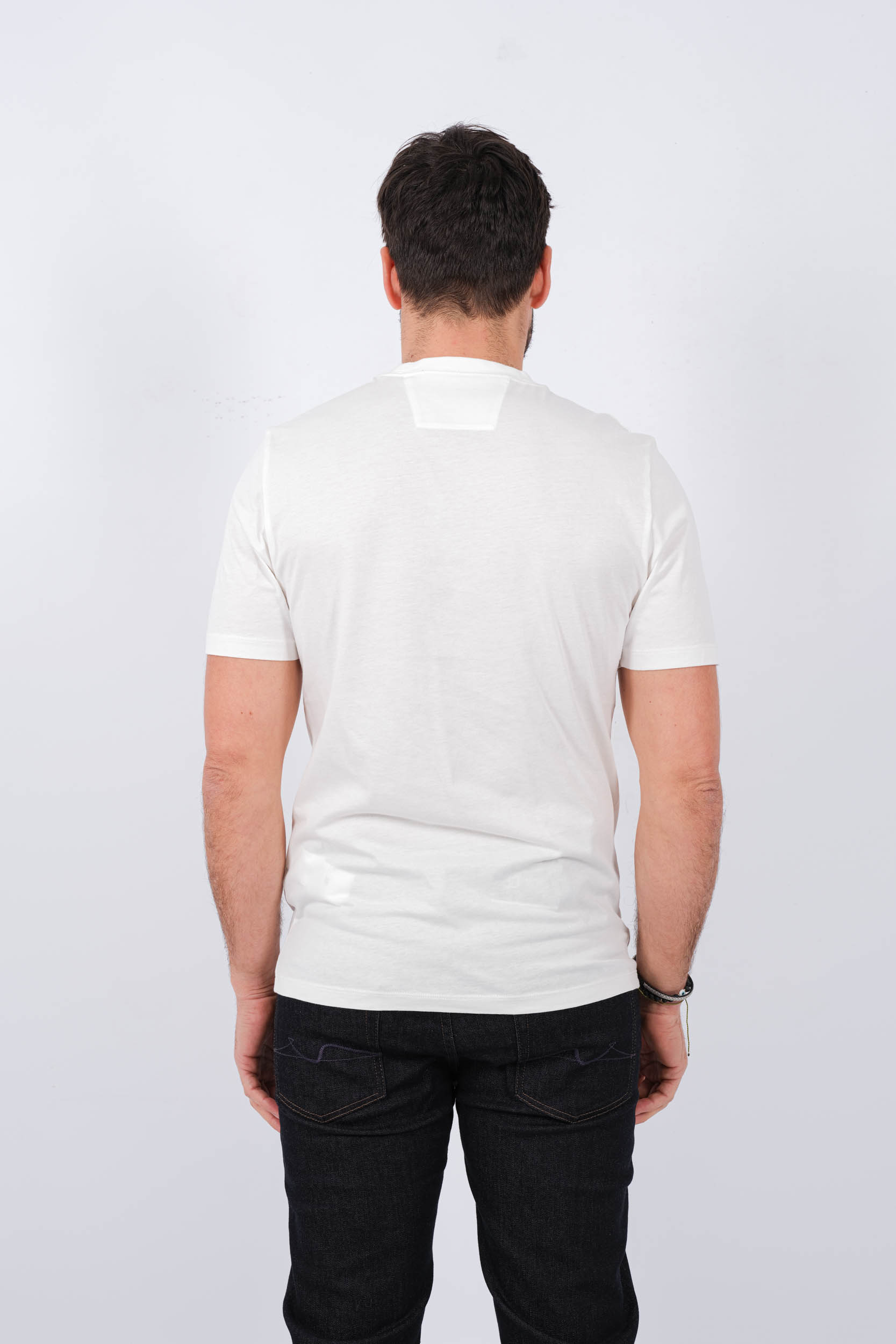 TEE-SHIRT CP COMPANY BLANC S139A-103