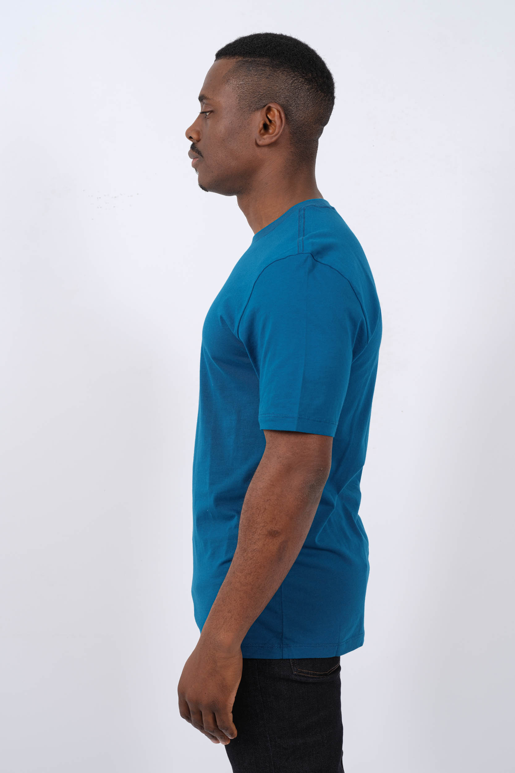 TEE-SHIRT CP COMPANY BLEU S139A-848