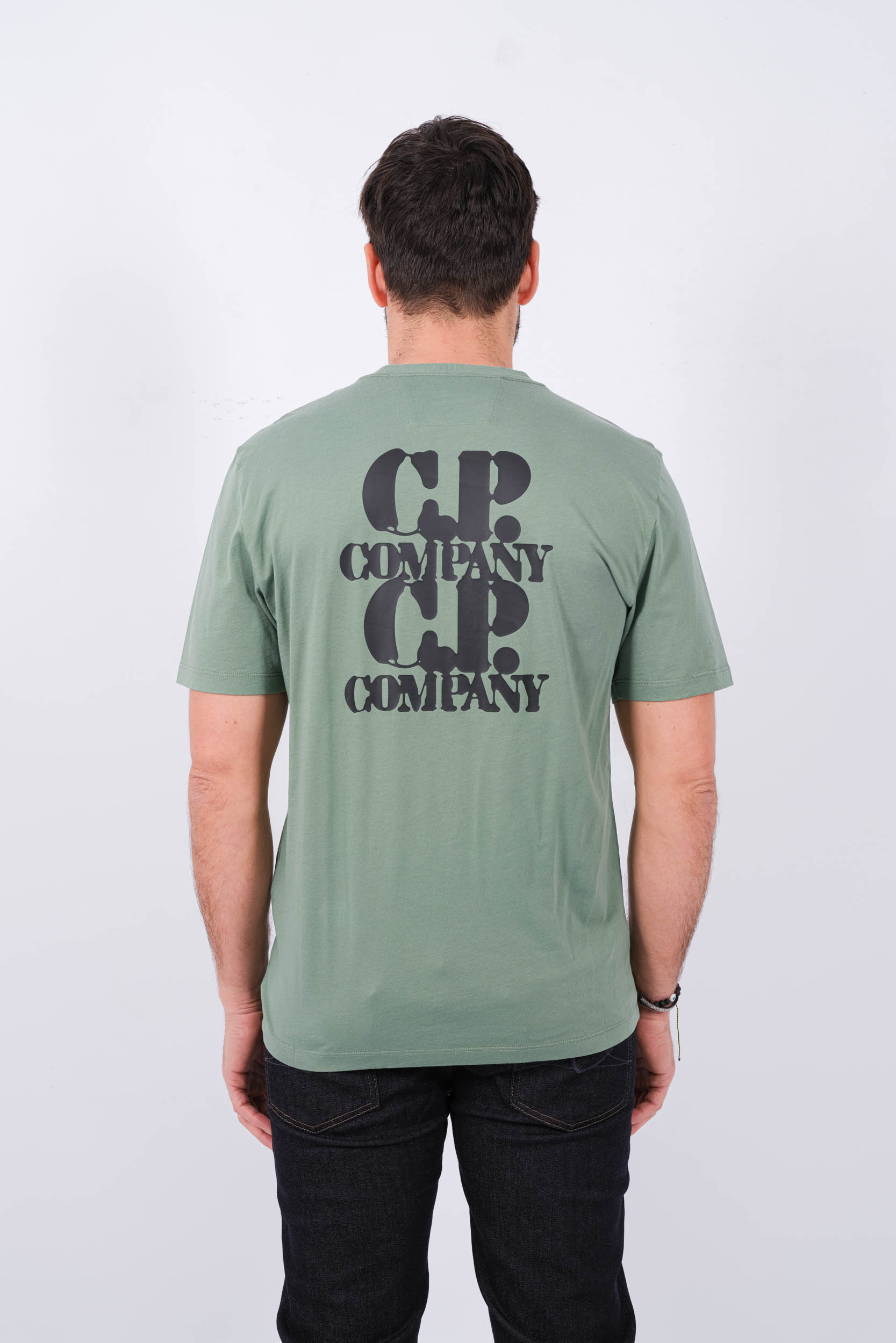 TEE-SHIRT CP COMPANY KAKI CLAIR S137A-626