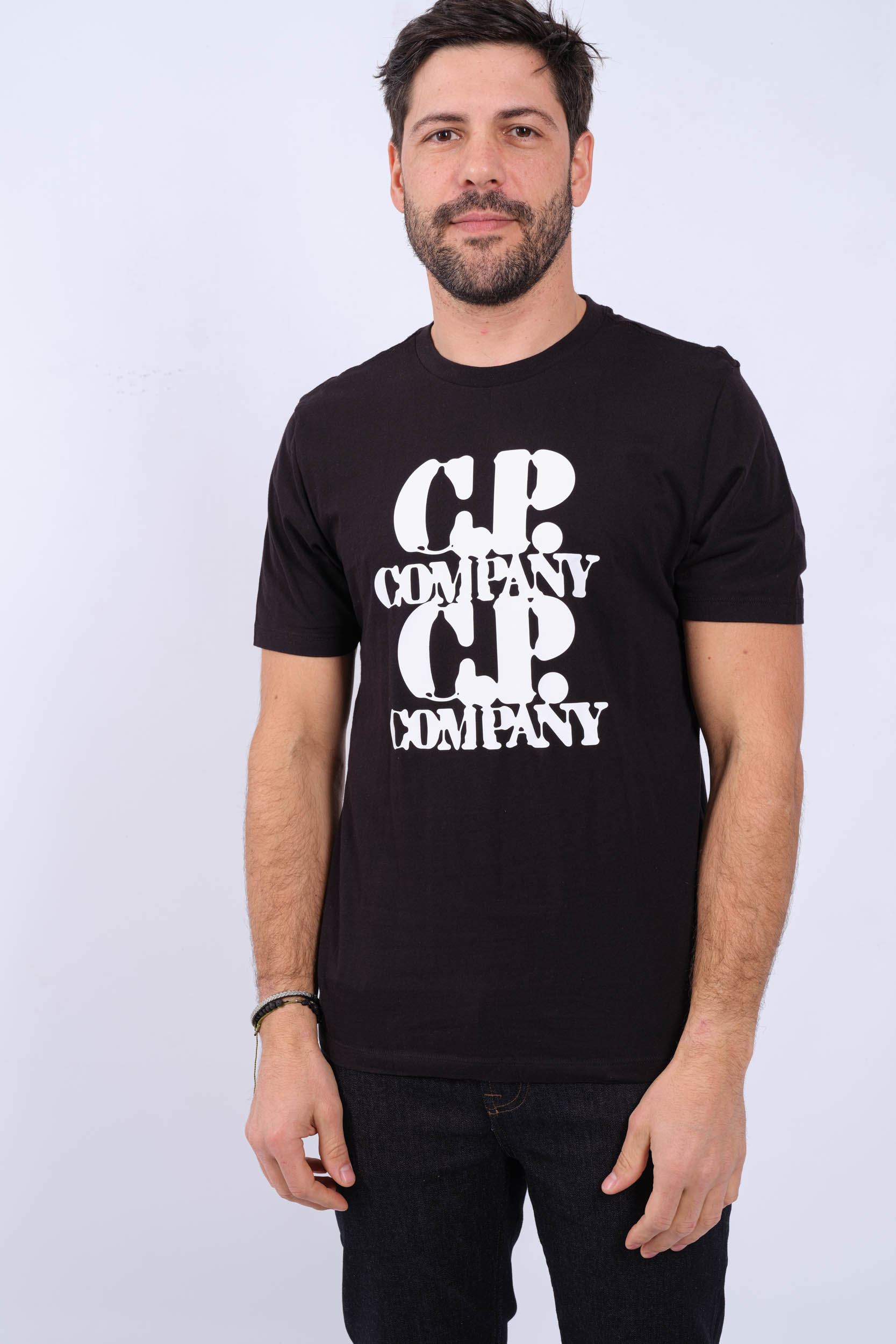 TEE-SHIRT CP COMPANY NOIR S137A-999