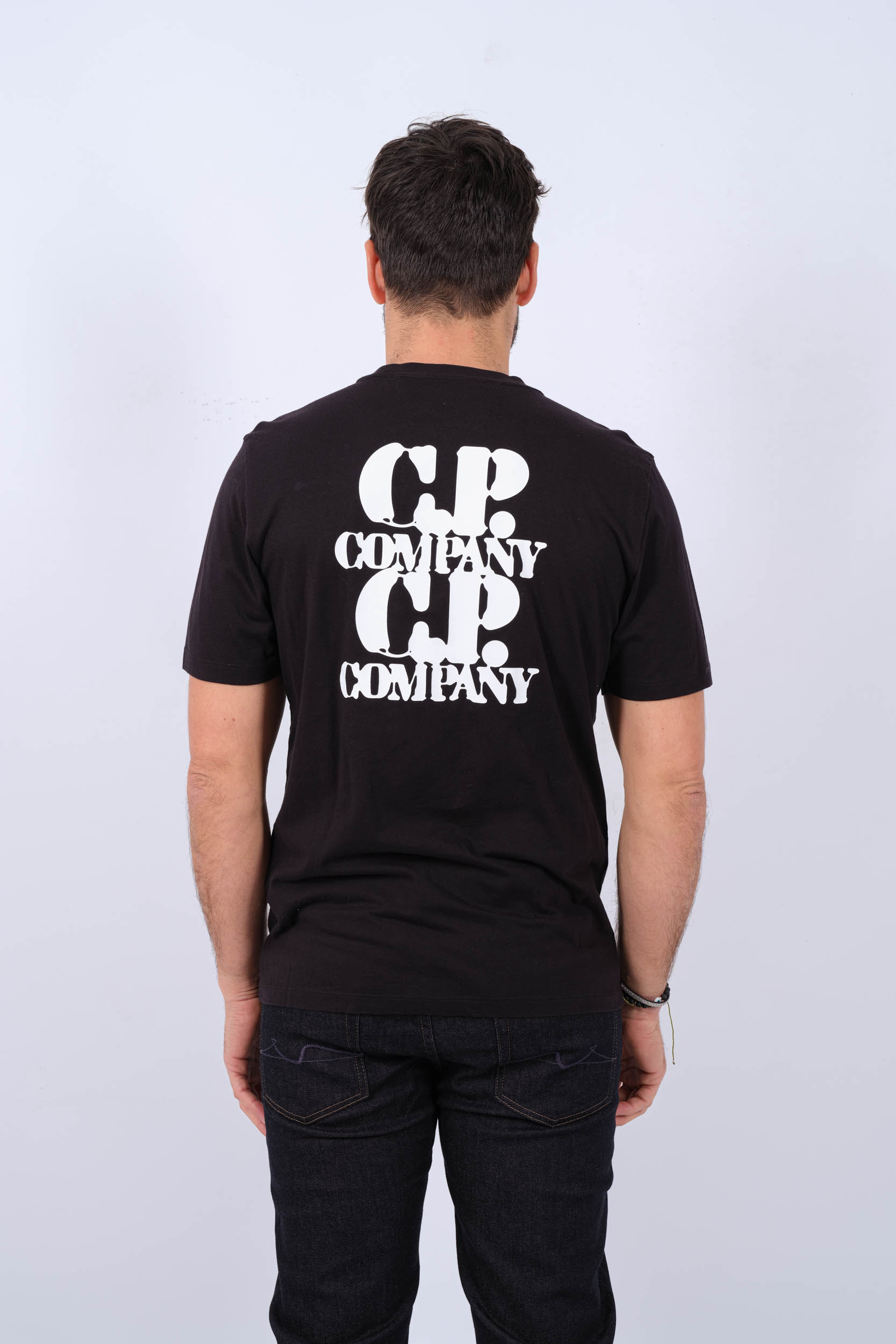TEE-SHIRT CP COMPANY NOIR S137A-999