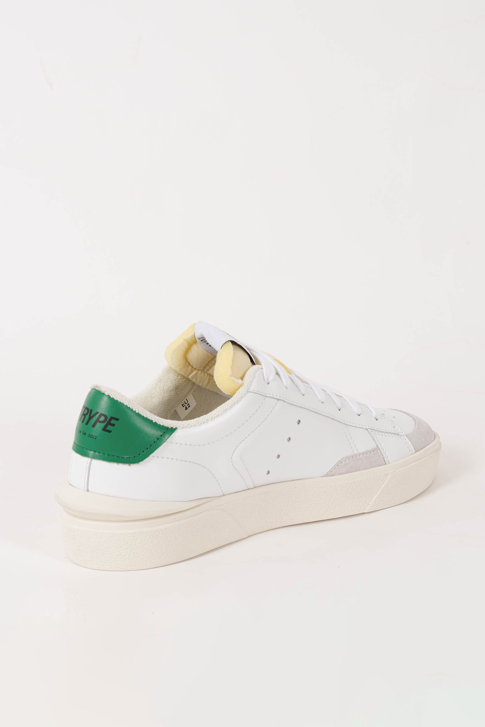BASKETS STRYPE BLANCHES/VERTES ST1001-VER