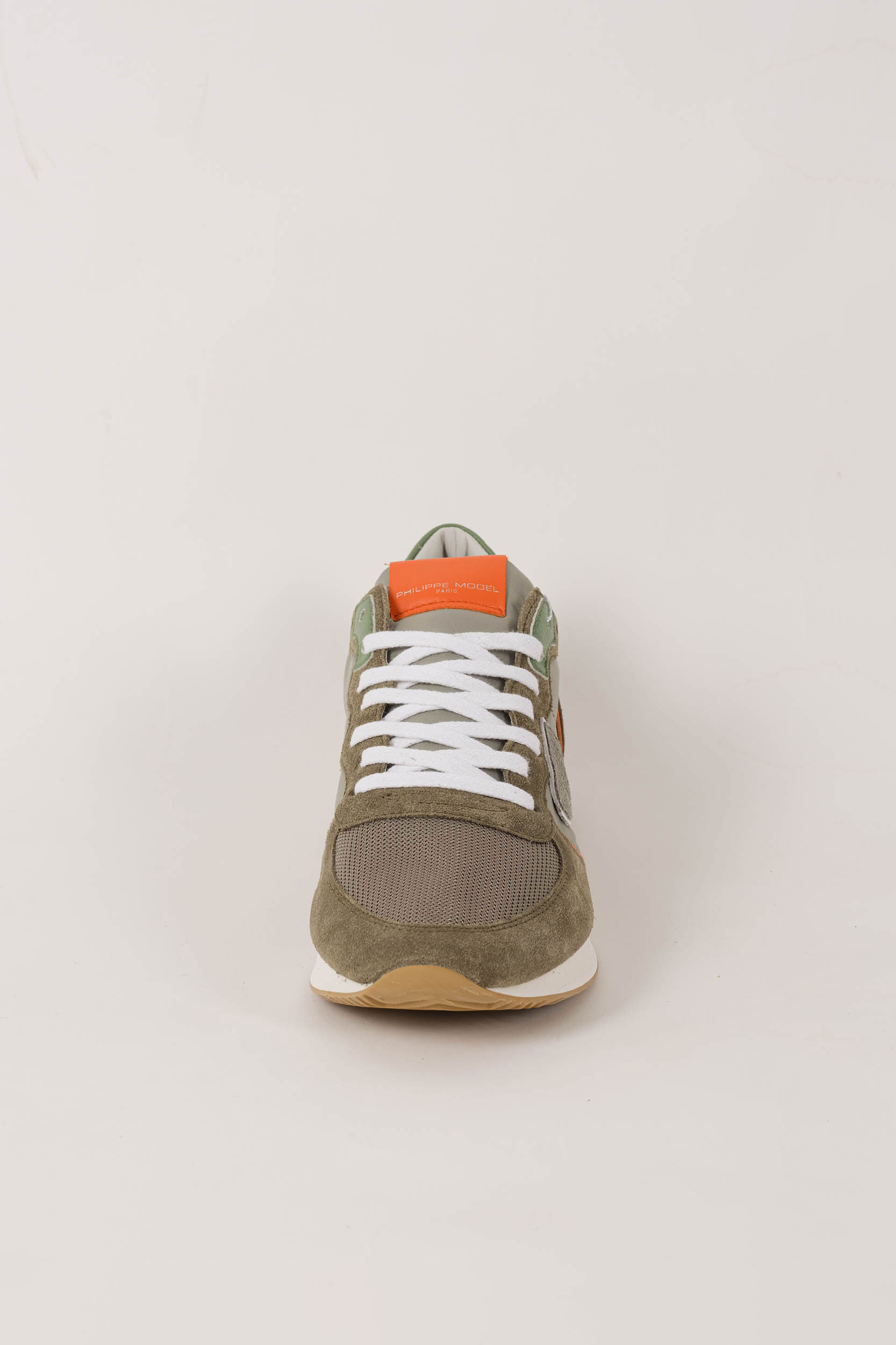 BASKETS PHILIPPE MODEL KAKI/ORANGE TZLU-WP41