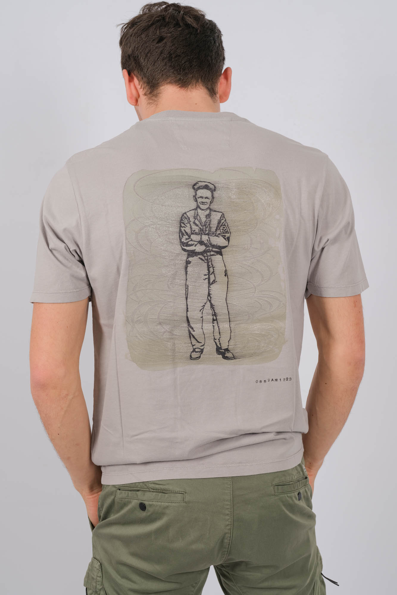 TEE-SHIRT C.P COMPANY GRIS S286A-913