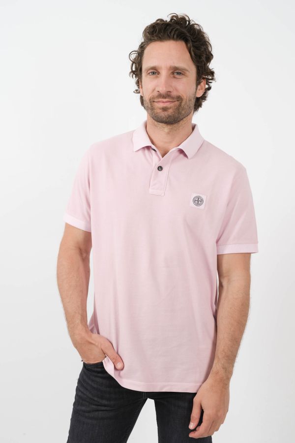 Produit POLO STONE ISLAND ROSE 80152SC67-V0080