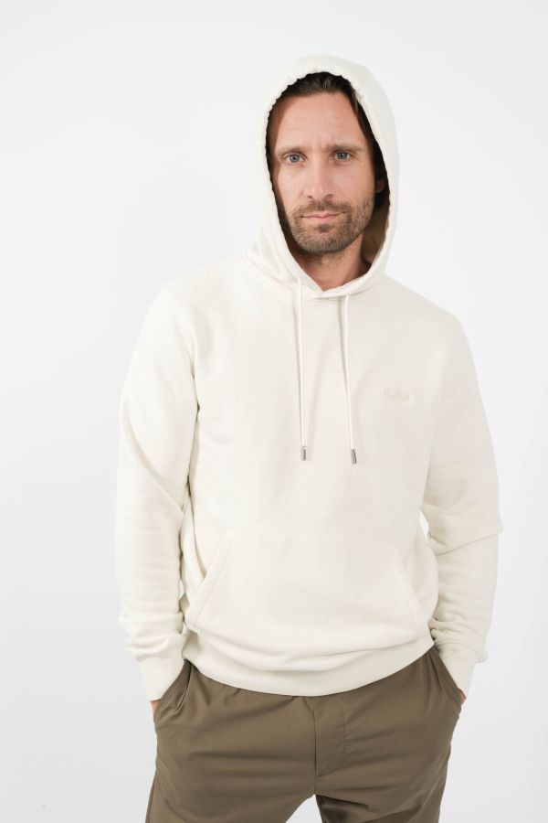 Produit SWEAT WOOLRICH CAPUCHE BLANC SW0224-808