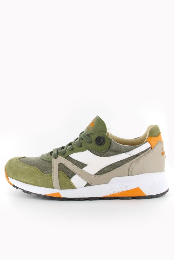 Produit BASKETS DIADORA KAKI/BLANC/ORANGE N9000-70400