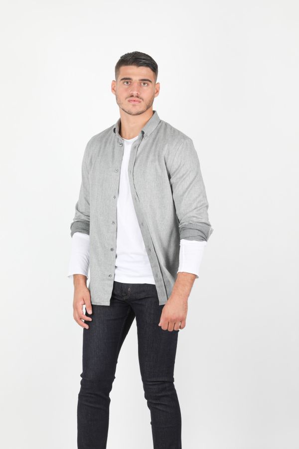 Produit CHEMISE GRIS CHINE FILIPPA K 27209-1448