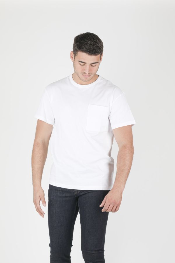 Produit T-SHIRT FILIPPA K BLANC GRANDE POCHE 27838-1009