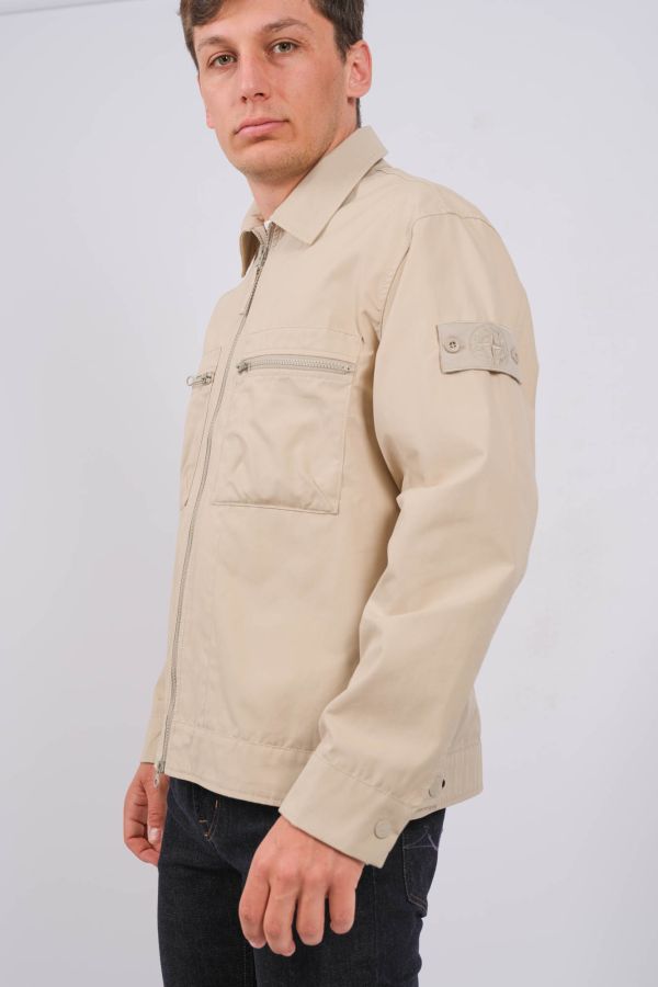 Produit SURCHEMISE GHOST STONE ISLAND BEIGE 8015432F1-V0090