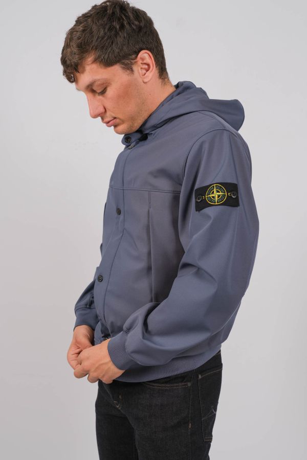 Produit SOFT SHELL STONE ISLAND BLEU 801540227-V0024